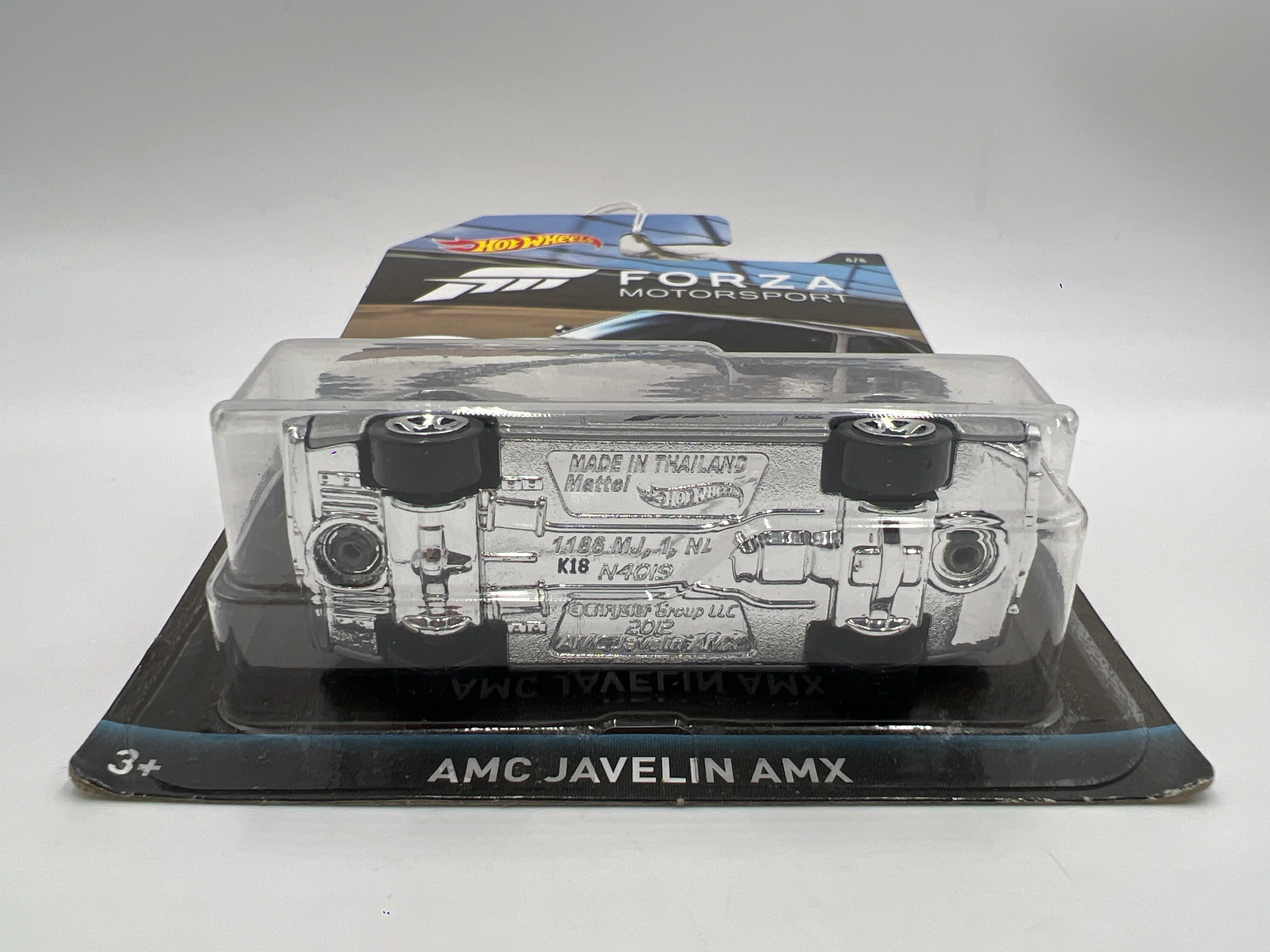 Hot Wheels Forza Motorsport #6 AMC Javelin AMX Silver 154A - Image 5