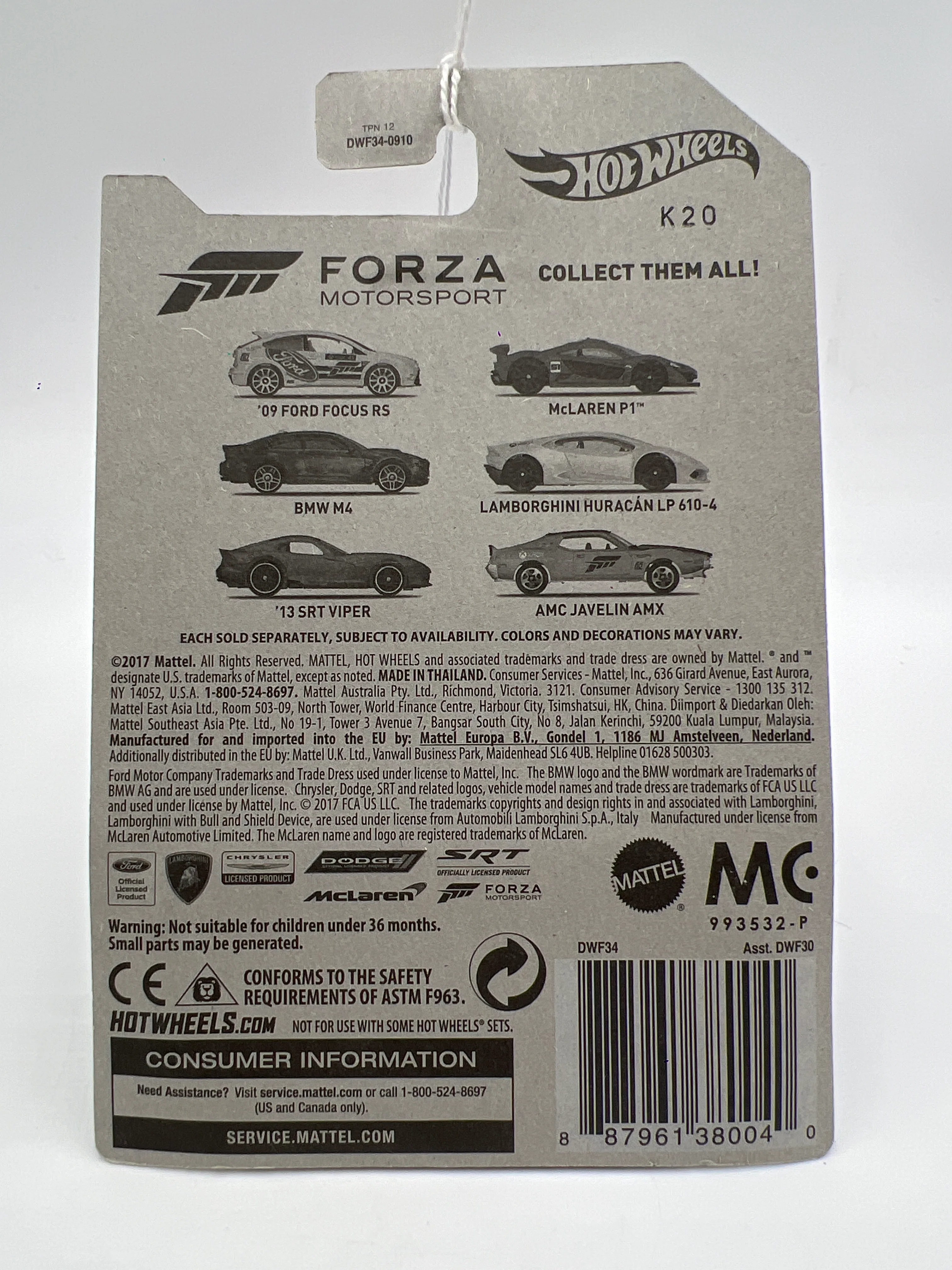 Hot Wheels Forza Motorsport #3 BMW M4 Gray 154B - Image 6