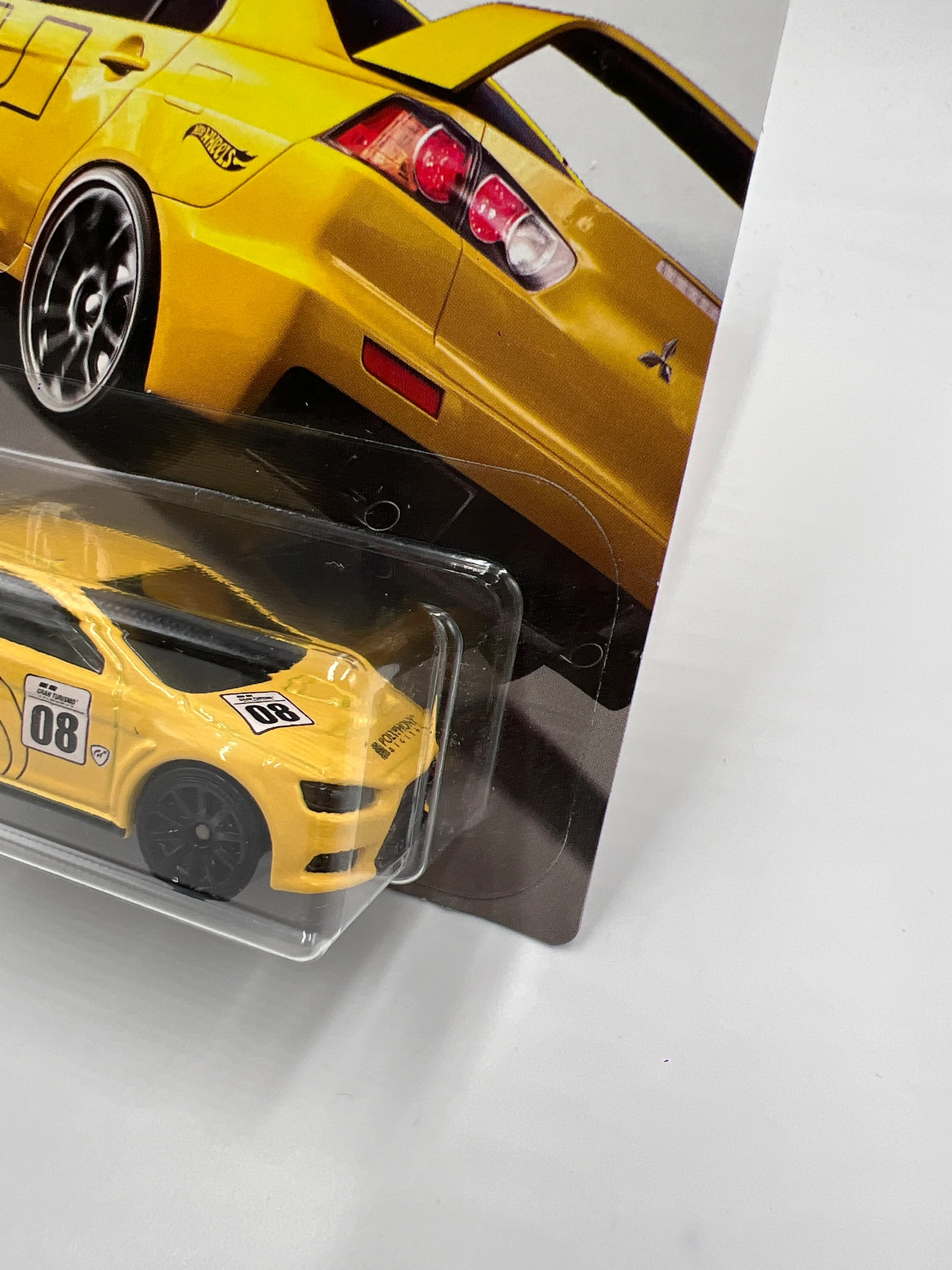Hot Wheels Gran Turismo #3 2008 Lancer Evolution Yellow 156R - Image 4