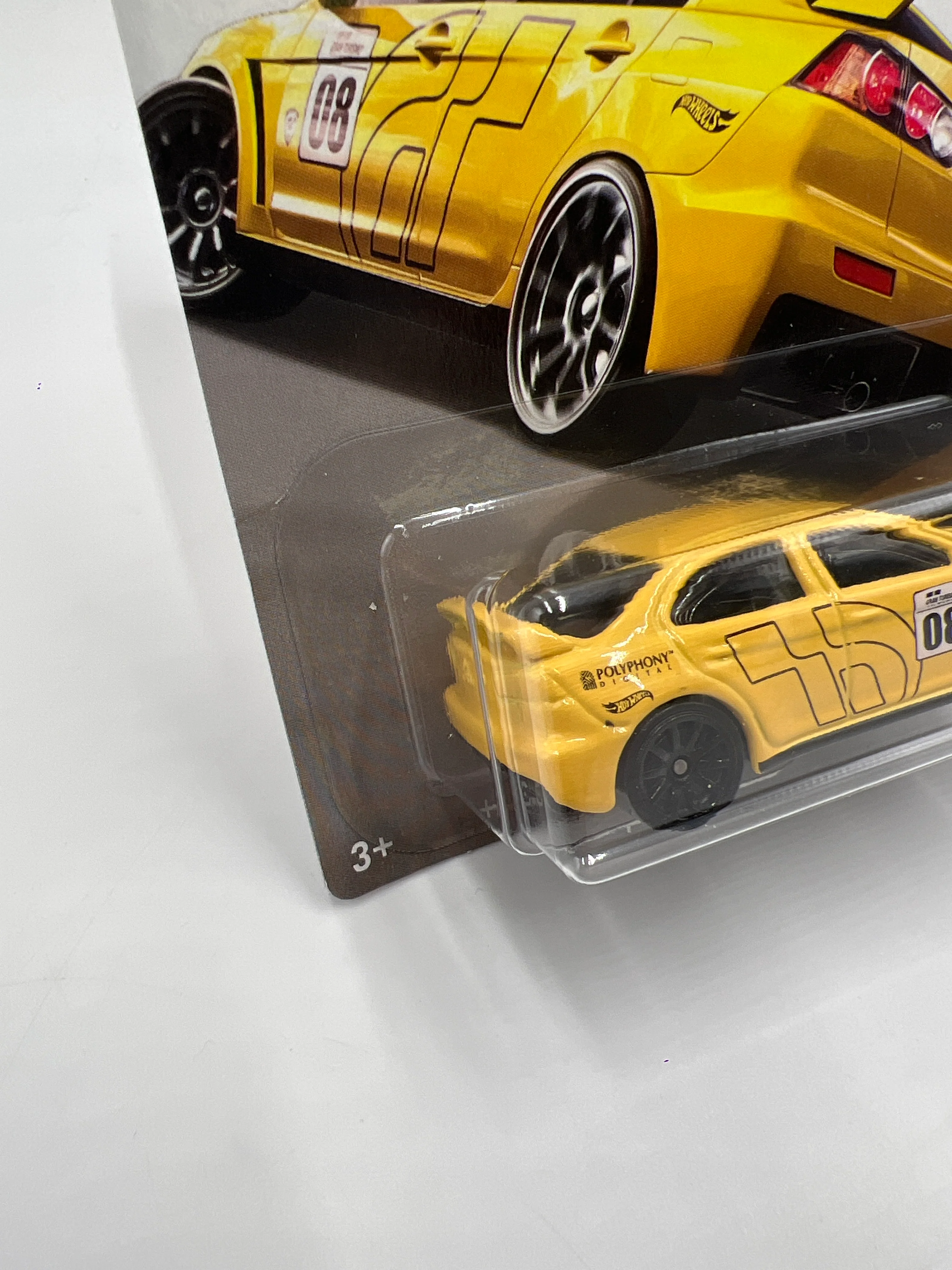 Hot Wheels Gran Turismo #3 2008 Lancer Evolution Yellow 156R - Image 5