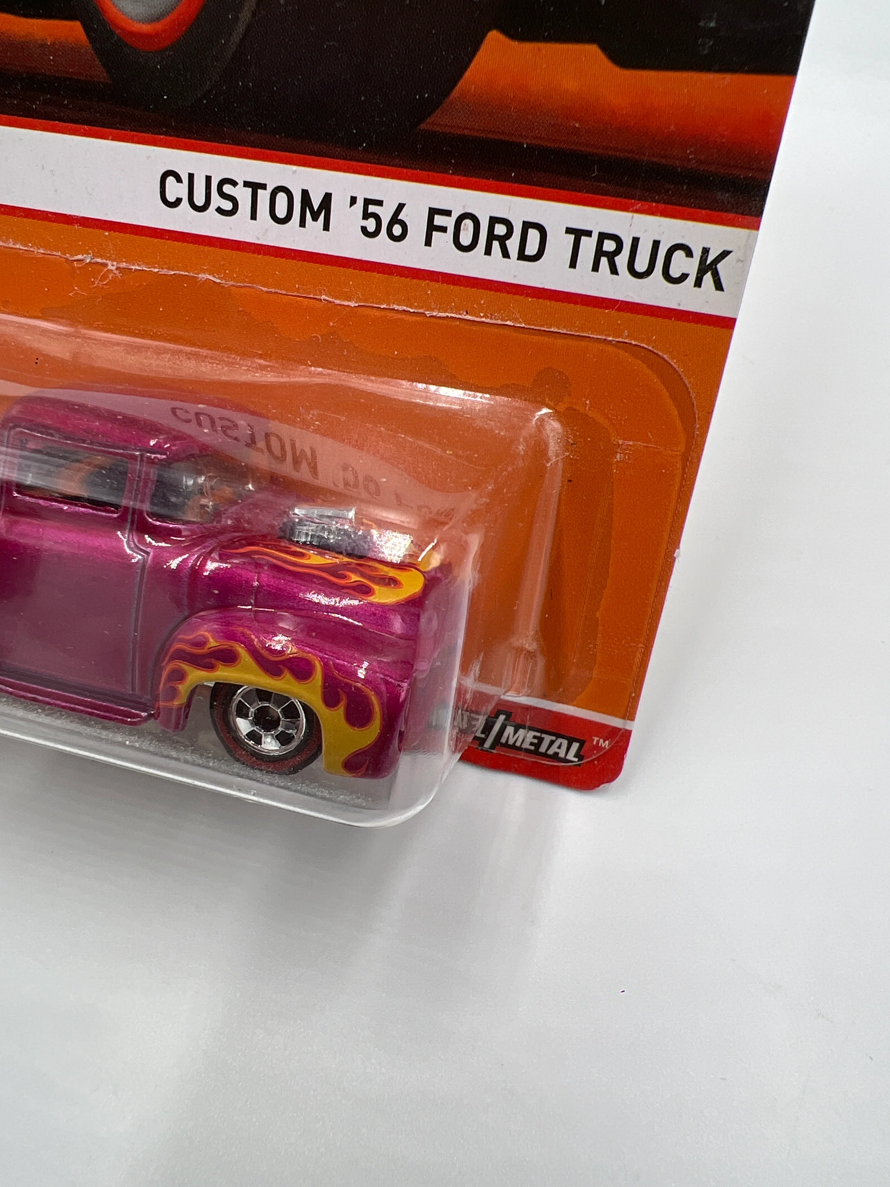 Hot Wheels Heritage Redline #8 Custom 56 Ford Truck Magenta 160L - Image 4
