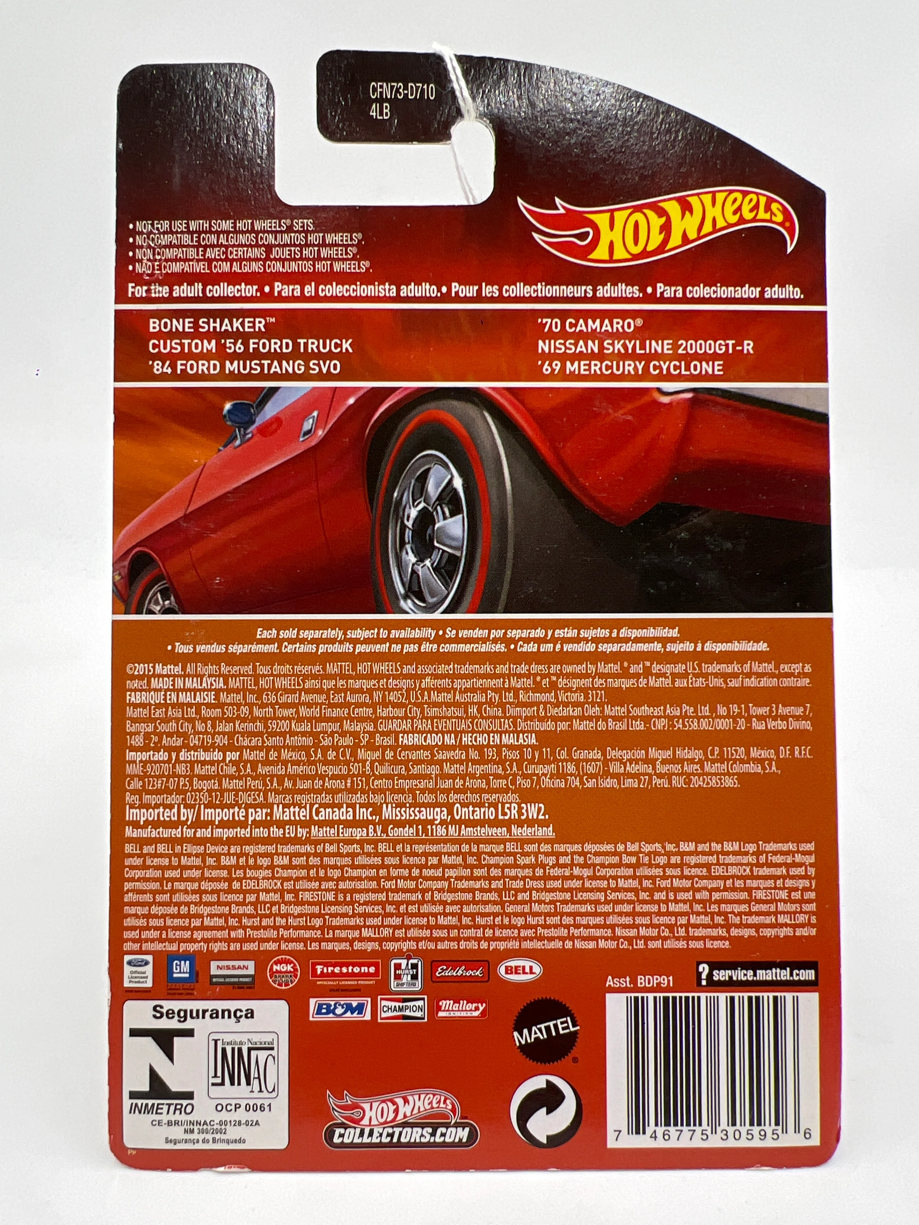 Hot Wheels Heritage Redline #8 Custom 56 Ford Truck Magenta 160L - Image 7