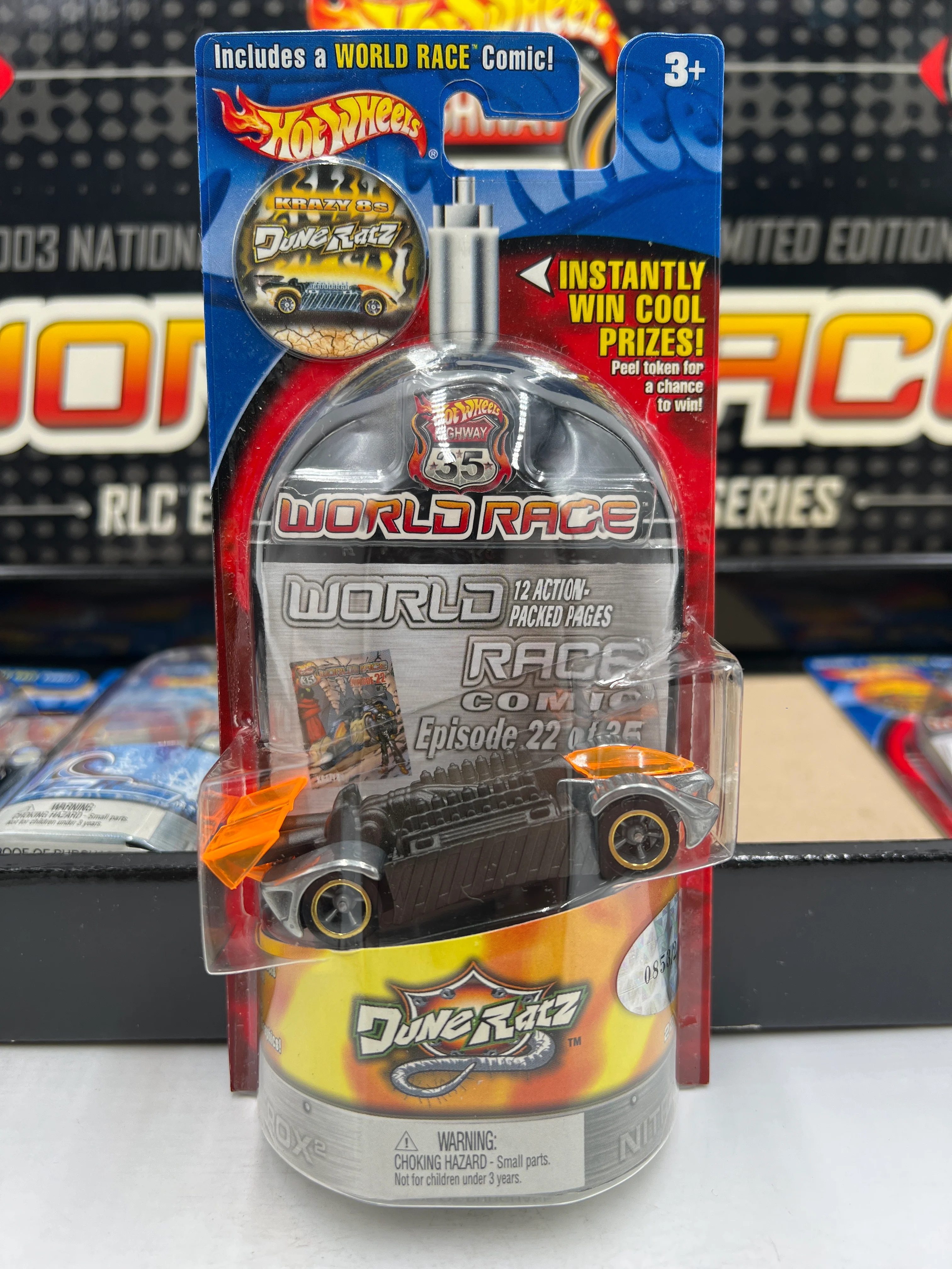Hot Wheels 2003 Nationals RLC Exclusive #863/2000 Highway 35 World Race Zamac Set VHTF - Image 13