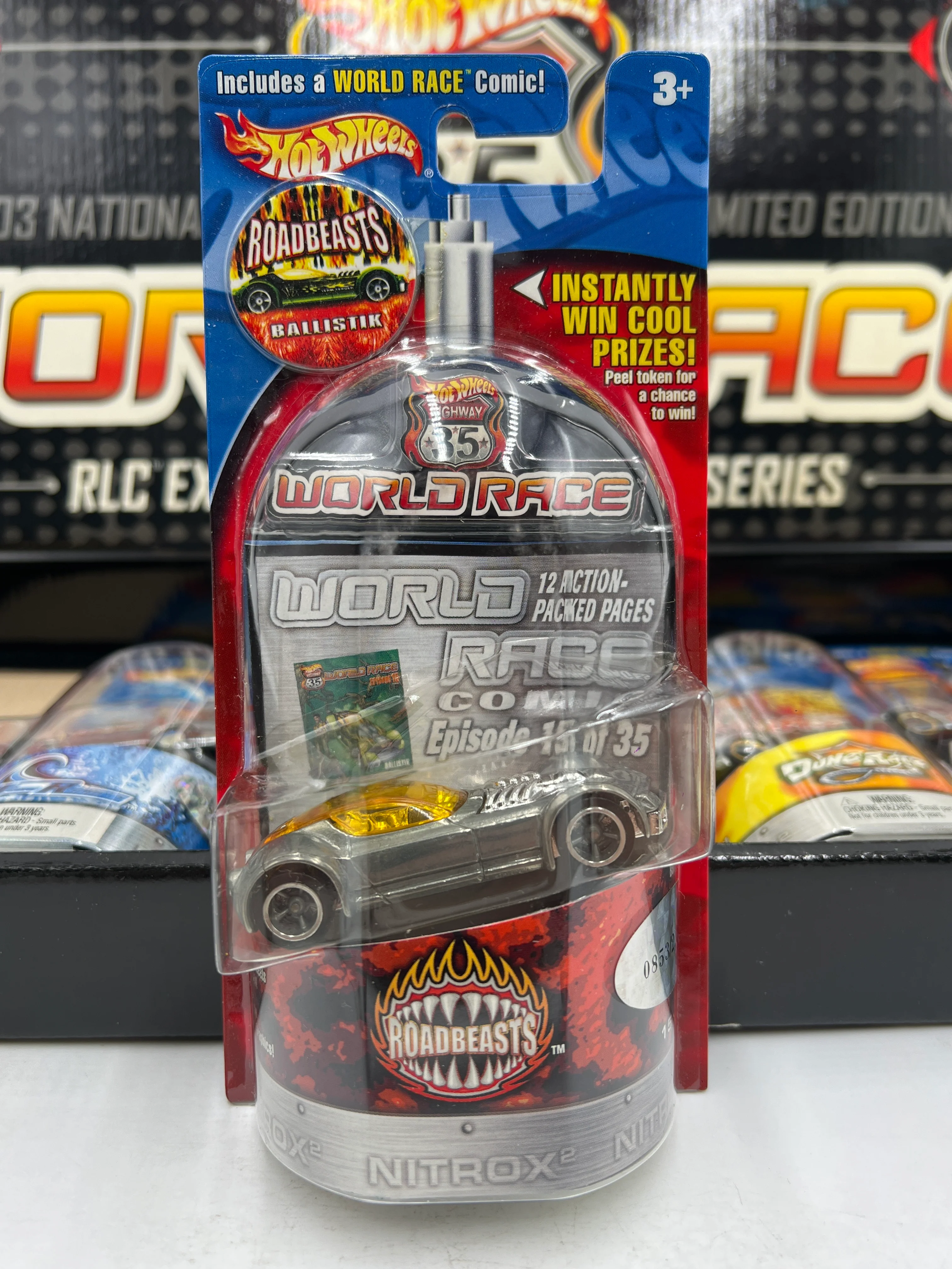Hot Wheels 2003 Nationals RLC Exclusive #863/2000 Highway 35 World Race Zamac Set VHTF - Image 4