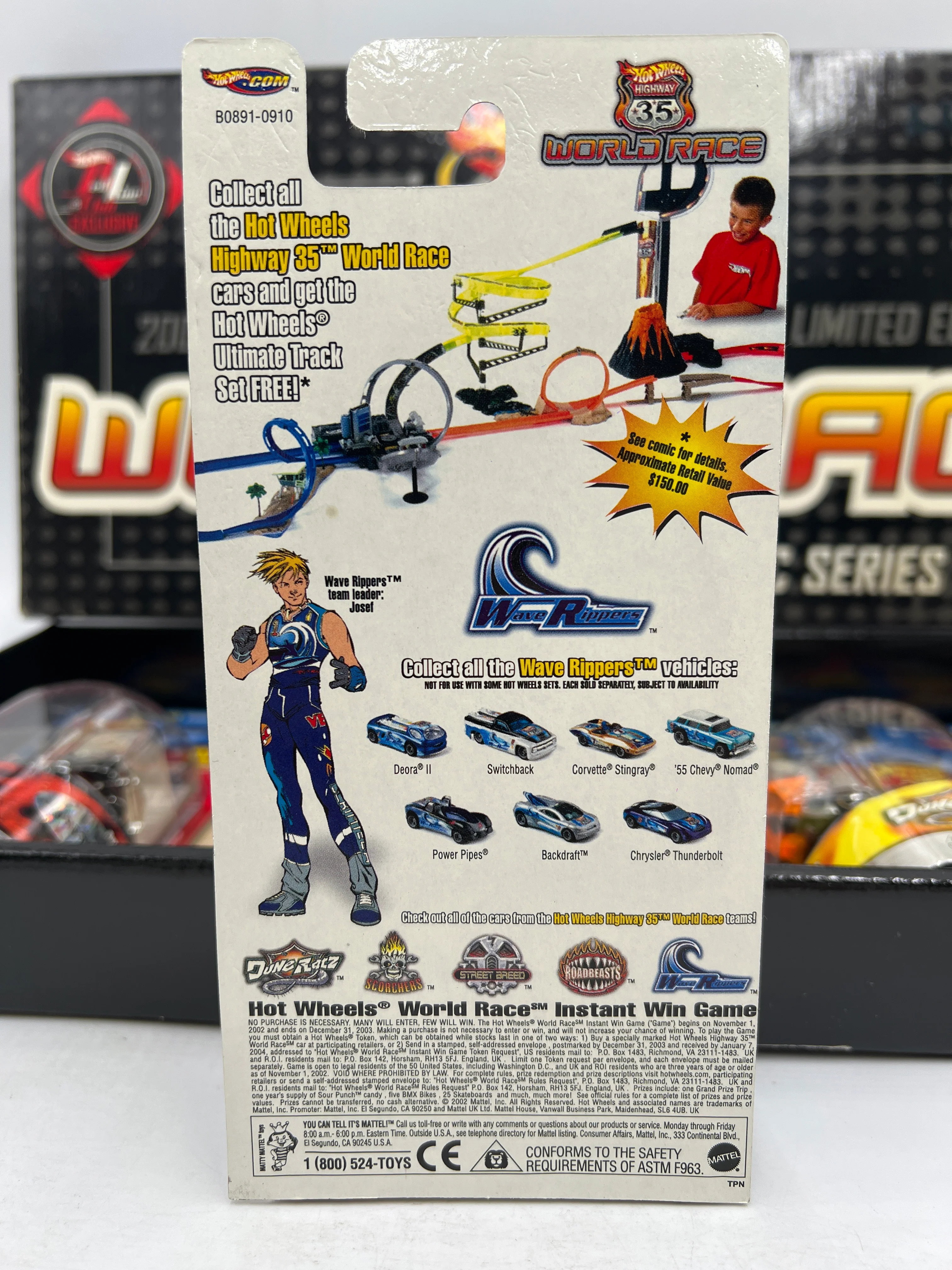 Hot Wheels 2003 Nationals RLC Exclusive #863/2000 Highway 35 World Race Zamac Set VHTF - Image 8