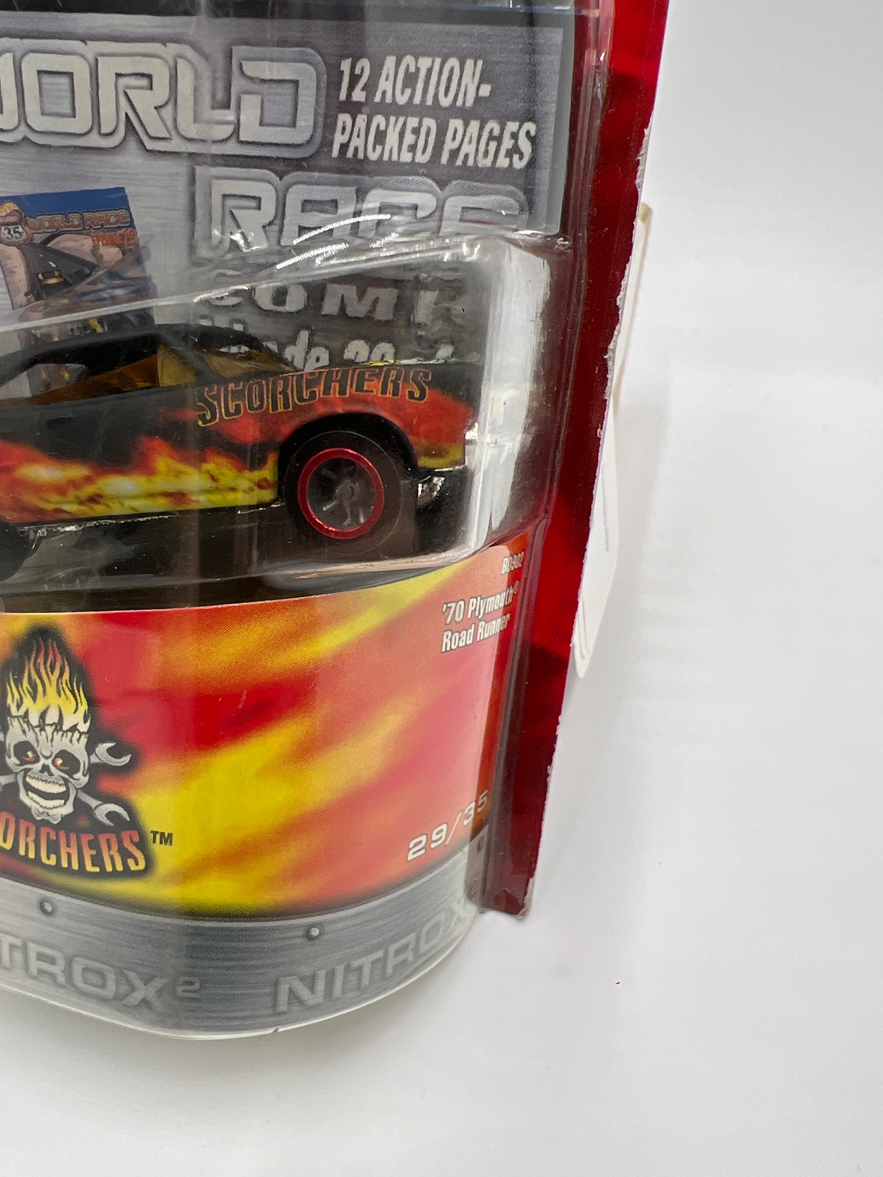 Hot Wheels Highway 35 World Race Wave Scorchers #29 70 Plymouth Road Runner VHTF - Image 3
