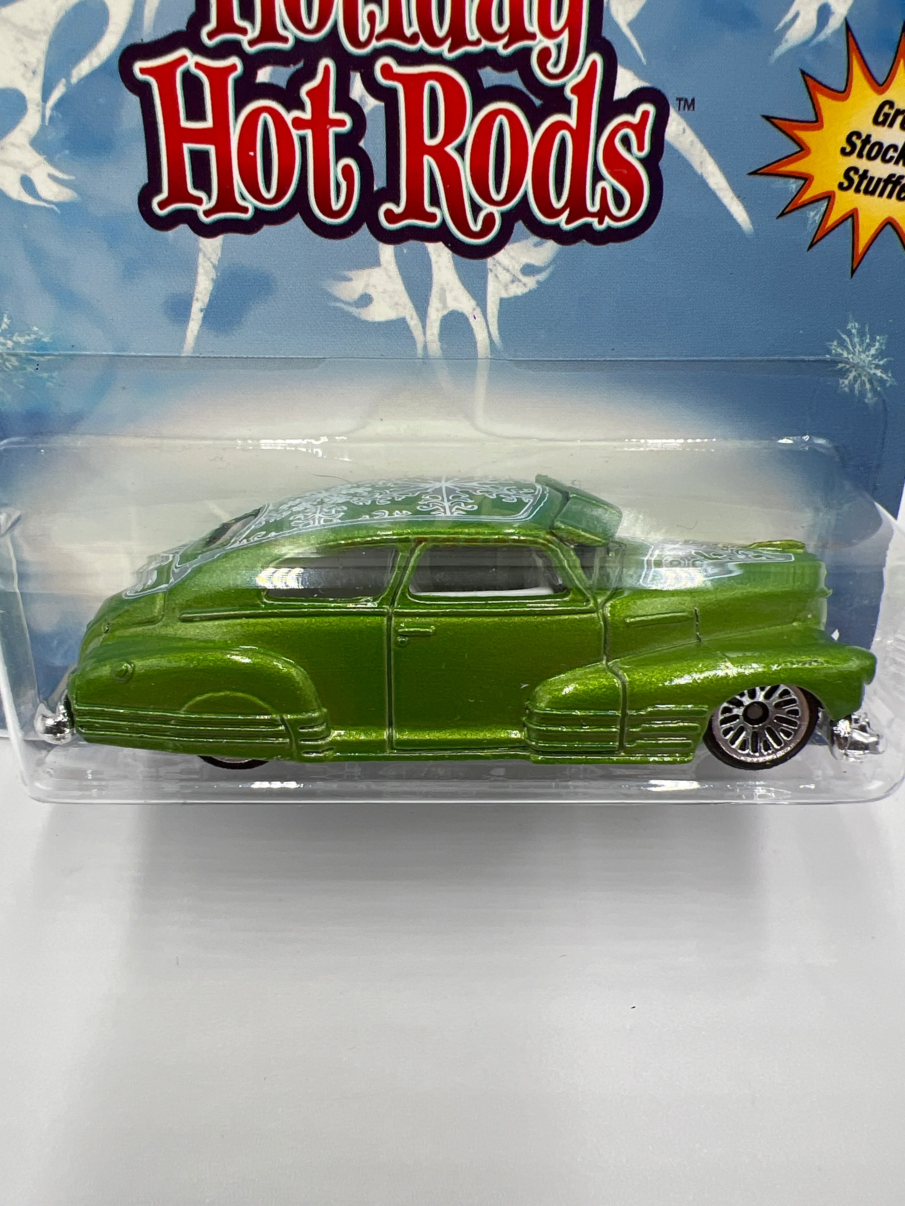 Hot wheels Holiday Hot Rods 47 Chevy Fleetline Green 156E - Image 3