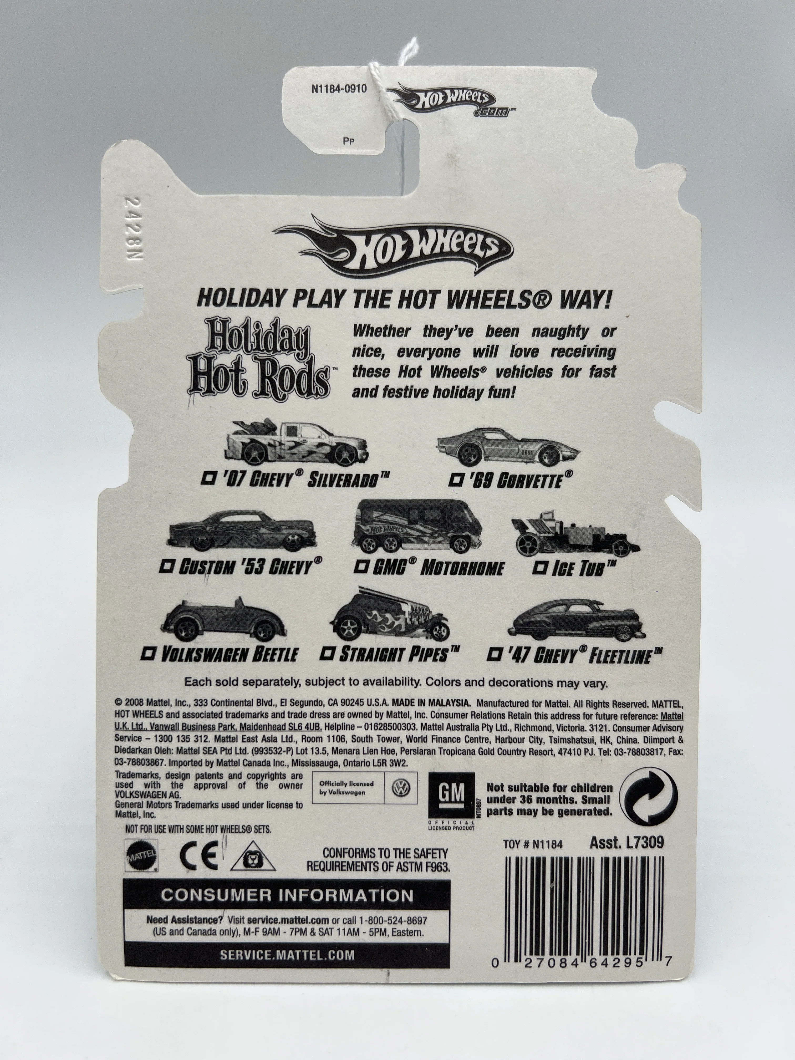 Hot wheels Holiday Hot Rods 47 Chevy Fleetline Green 156E - Image 7