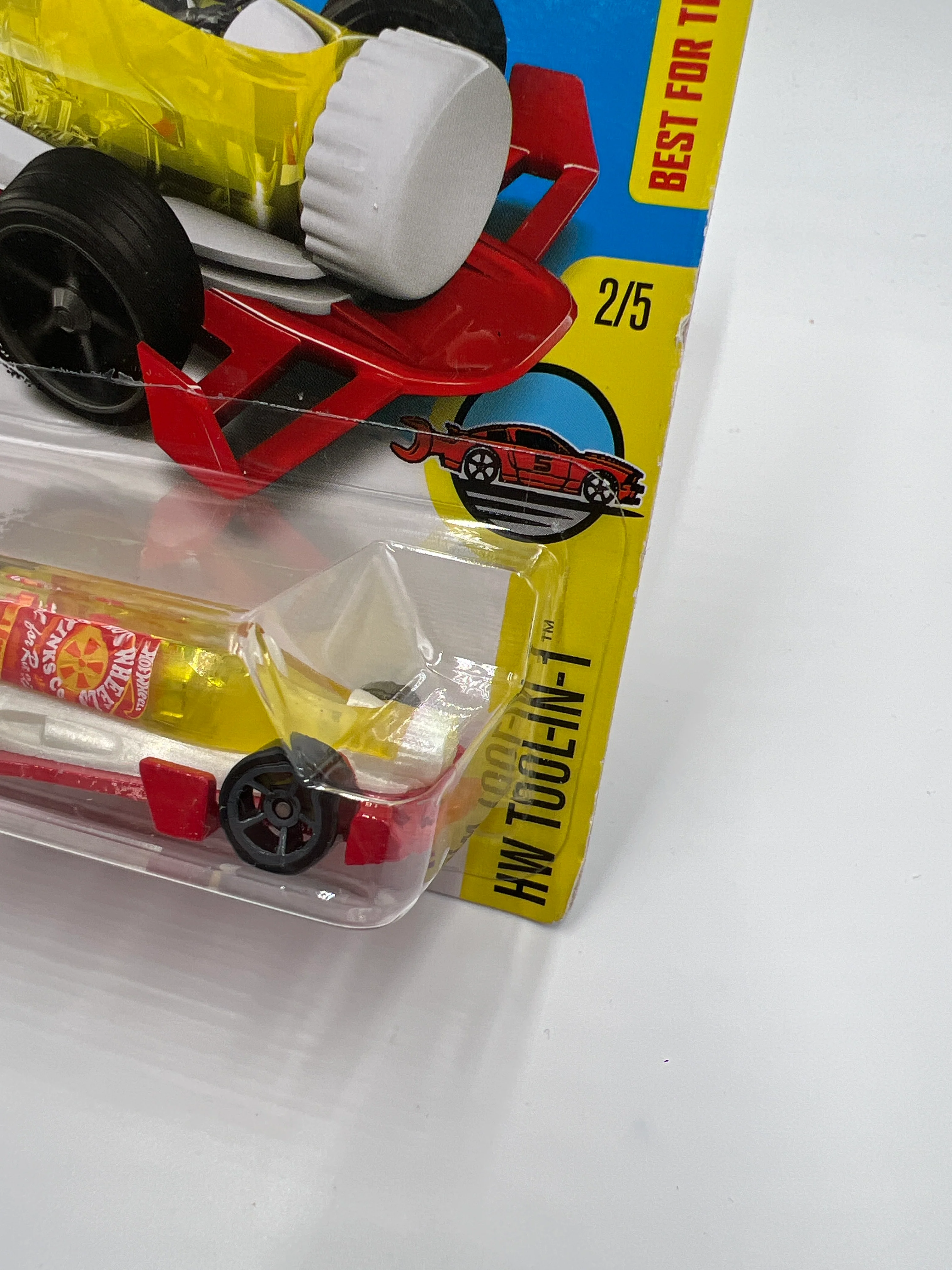 Hot Wheels Tool-In-1 #32 Carbonator Red/Yellow 65B - Image 4