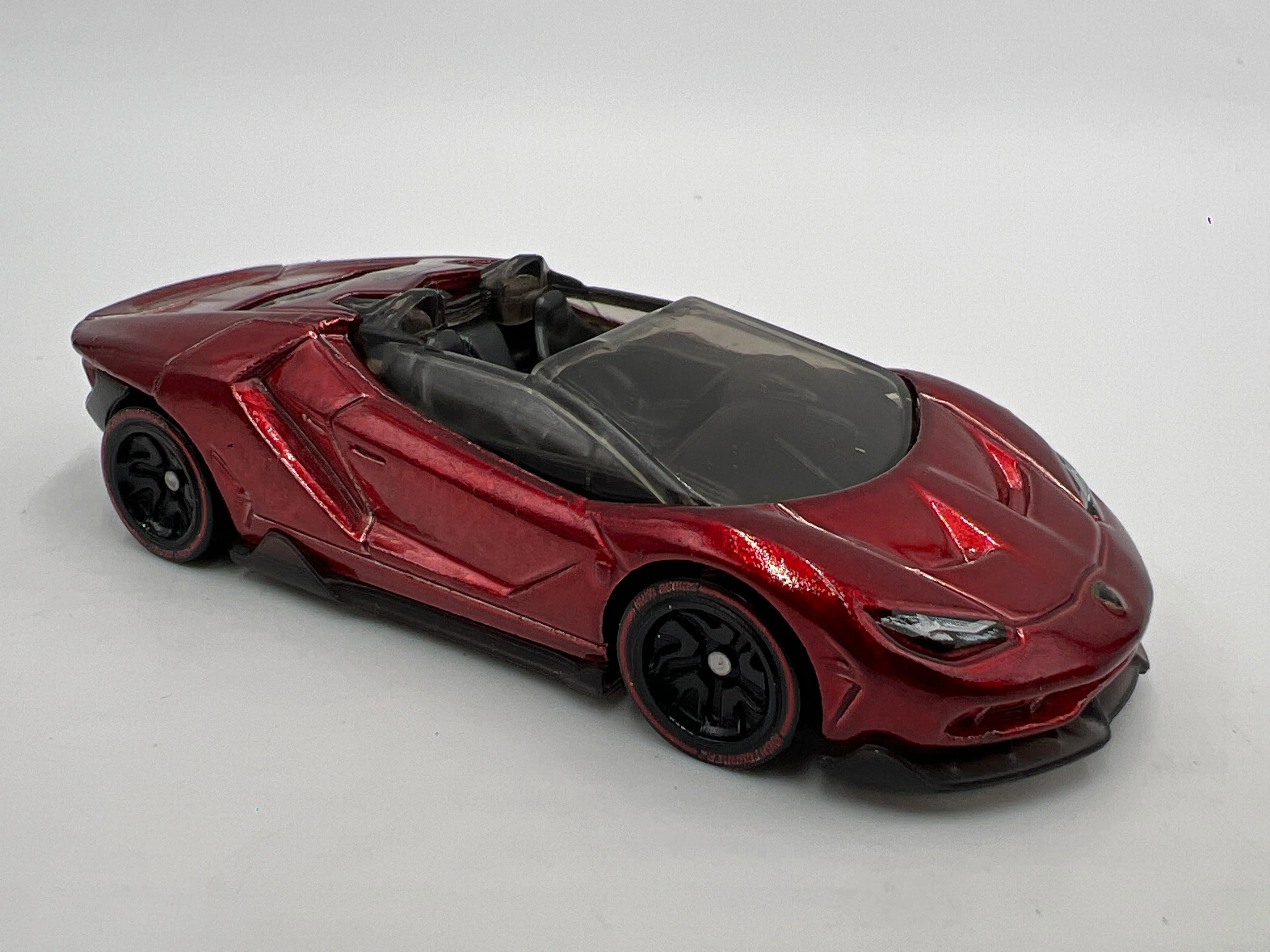 Hot Wheels iD Nightburnerz Series 2 #4 16 Lamborghini Centenario Roadster Red - Image 2