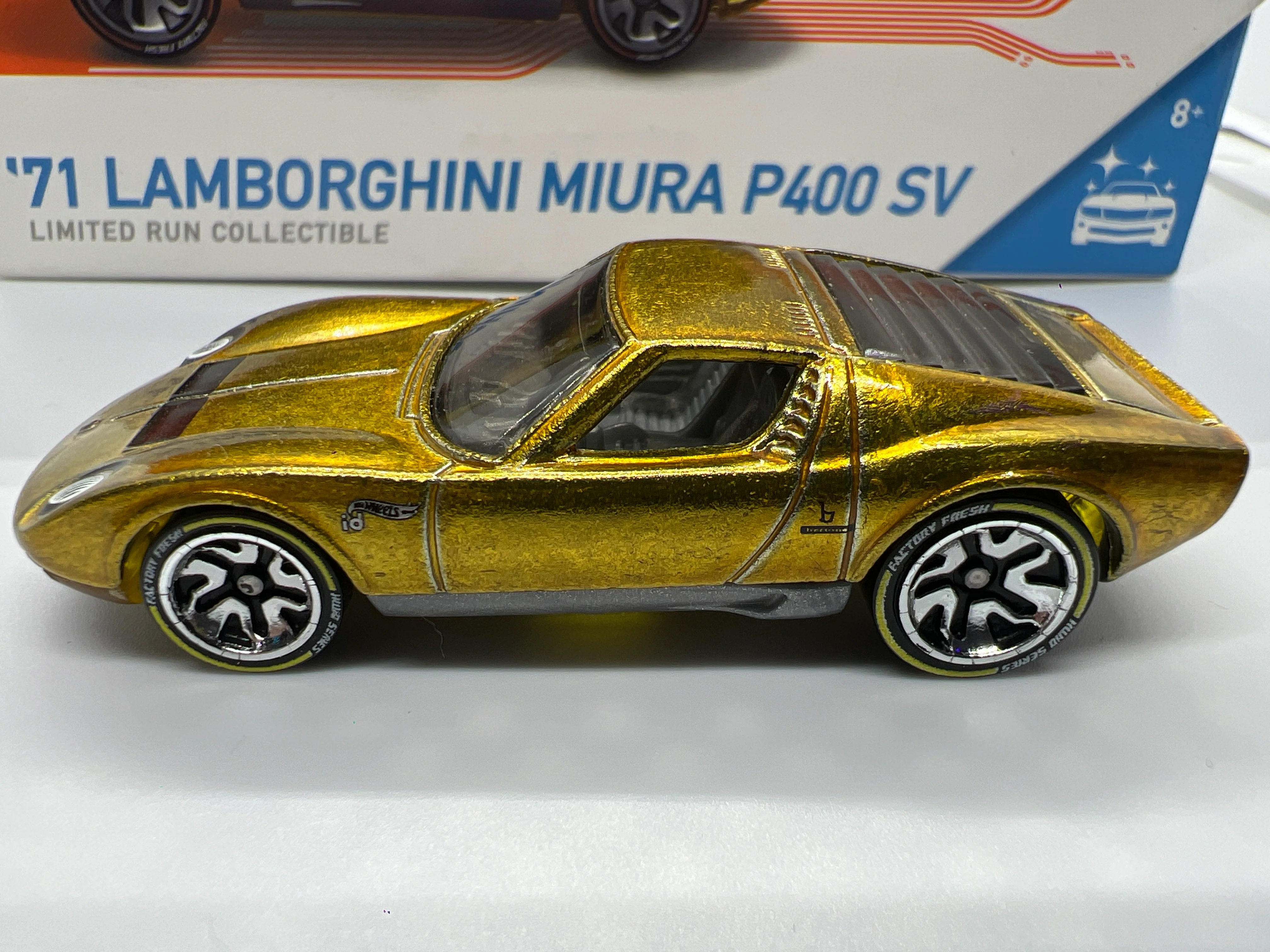 Hot Wheels ID Series 1 #3 71 Lamborghini Miura P400 SV Gold Opened - Image 5