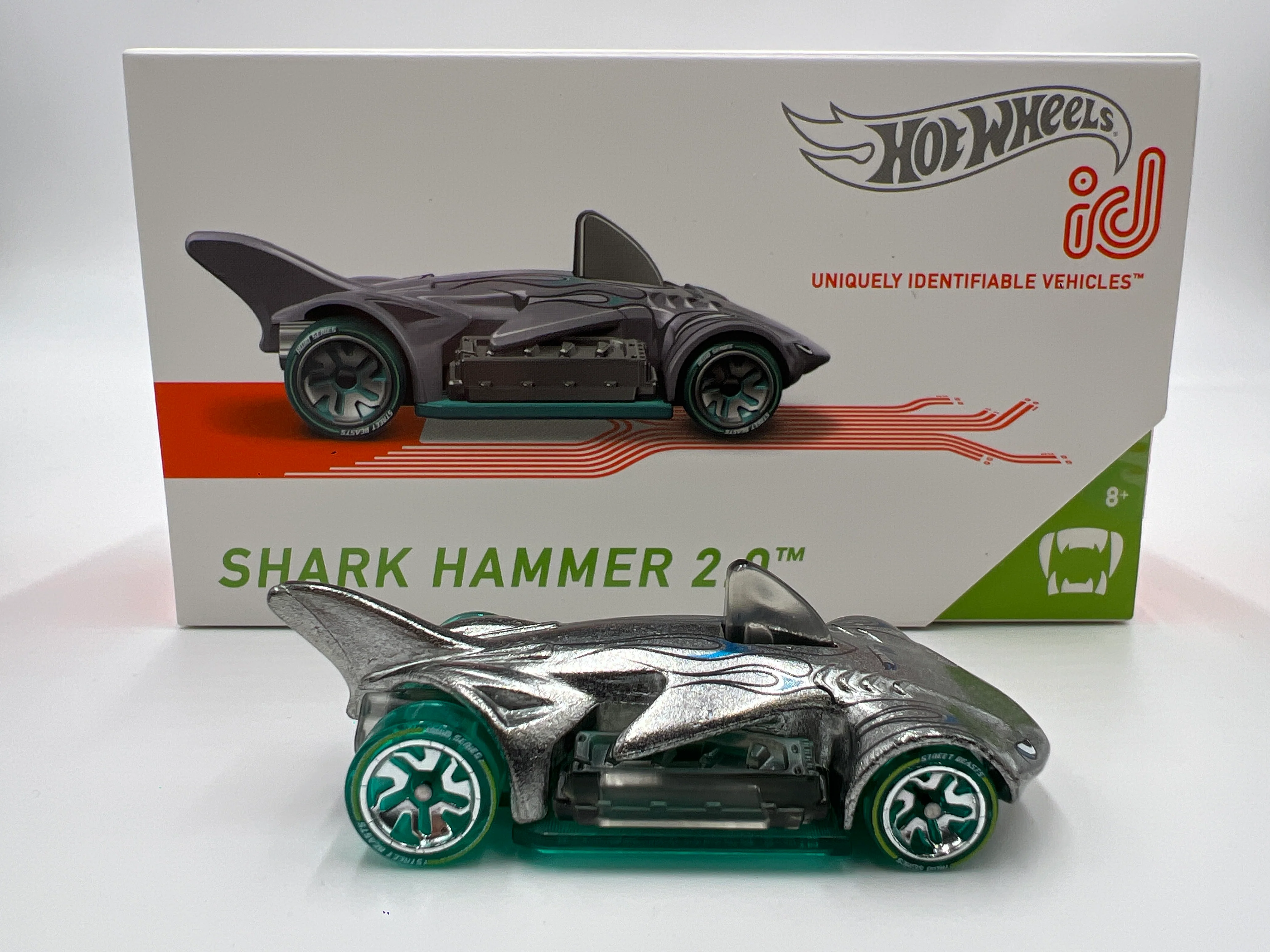 Hot Wheels iD Street Beasts Series 1 #4 Shark Hammer 2.0  Opened - Image 4