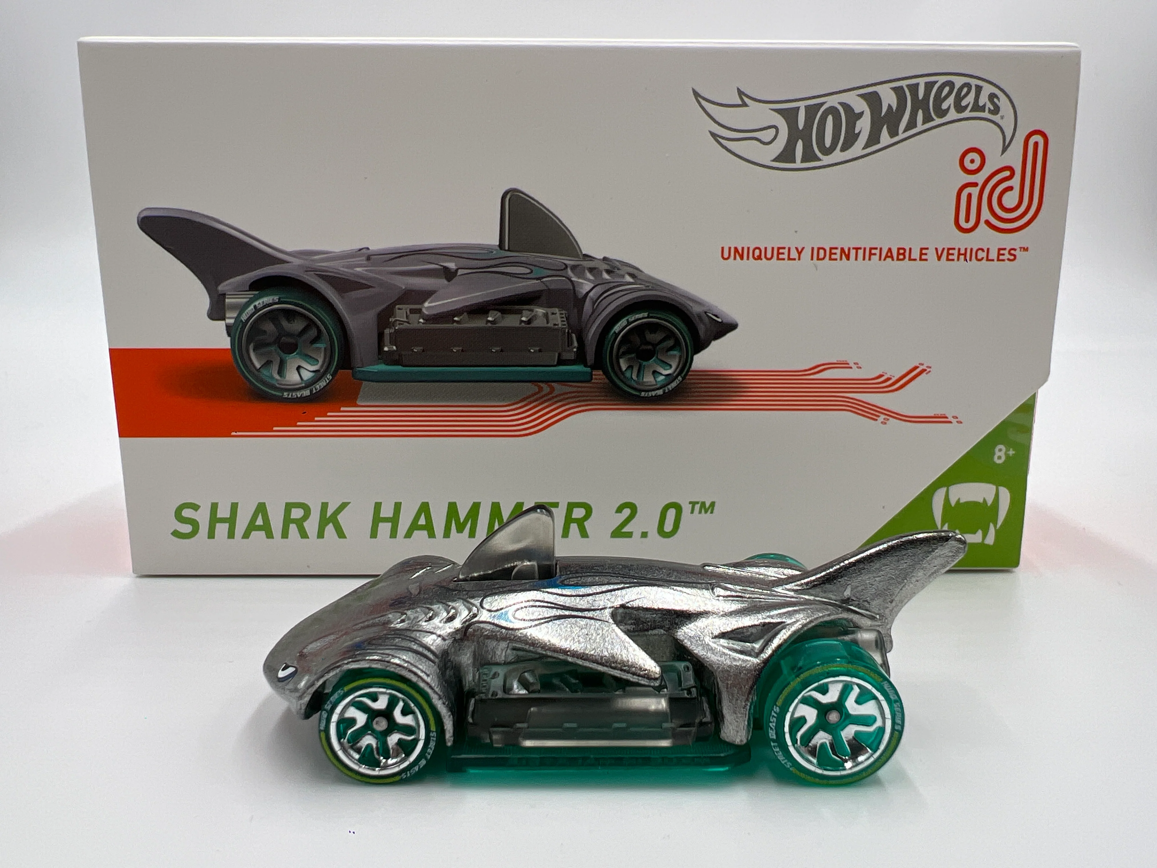 Hot Wheels iD Street Beasts Series 1 #4 Shark Hammer 2.0  Opened - Image 5