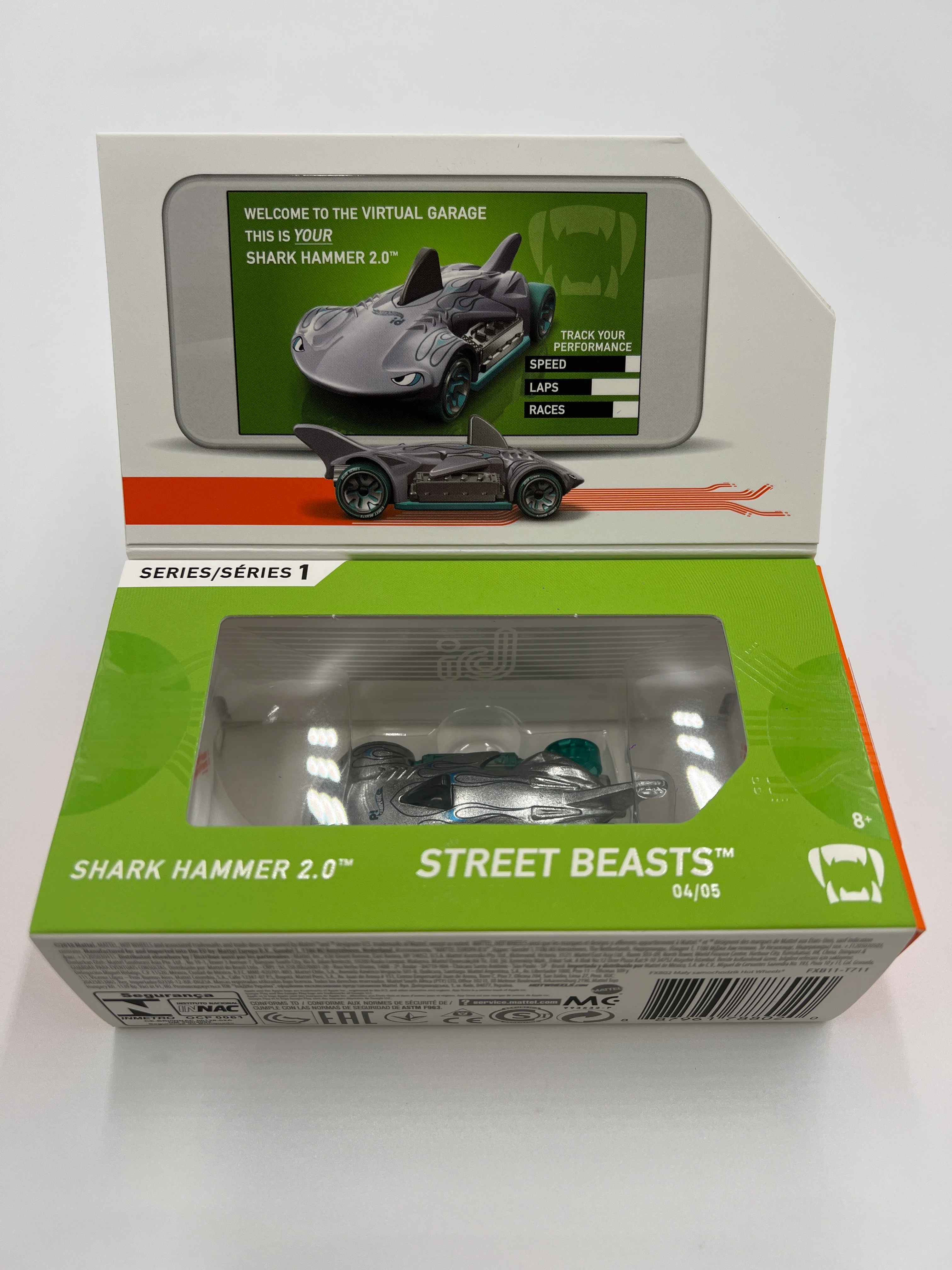 Hot Wheels iD Street Beasts Series 1 #4 Shark Hammer 2.0  Opened - Image 7