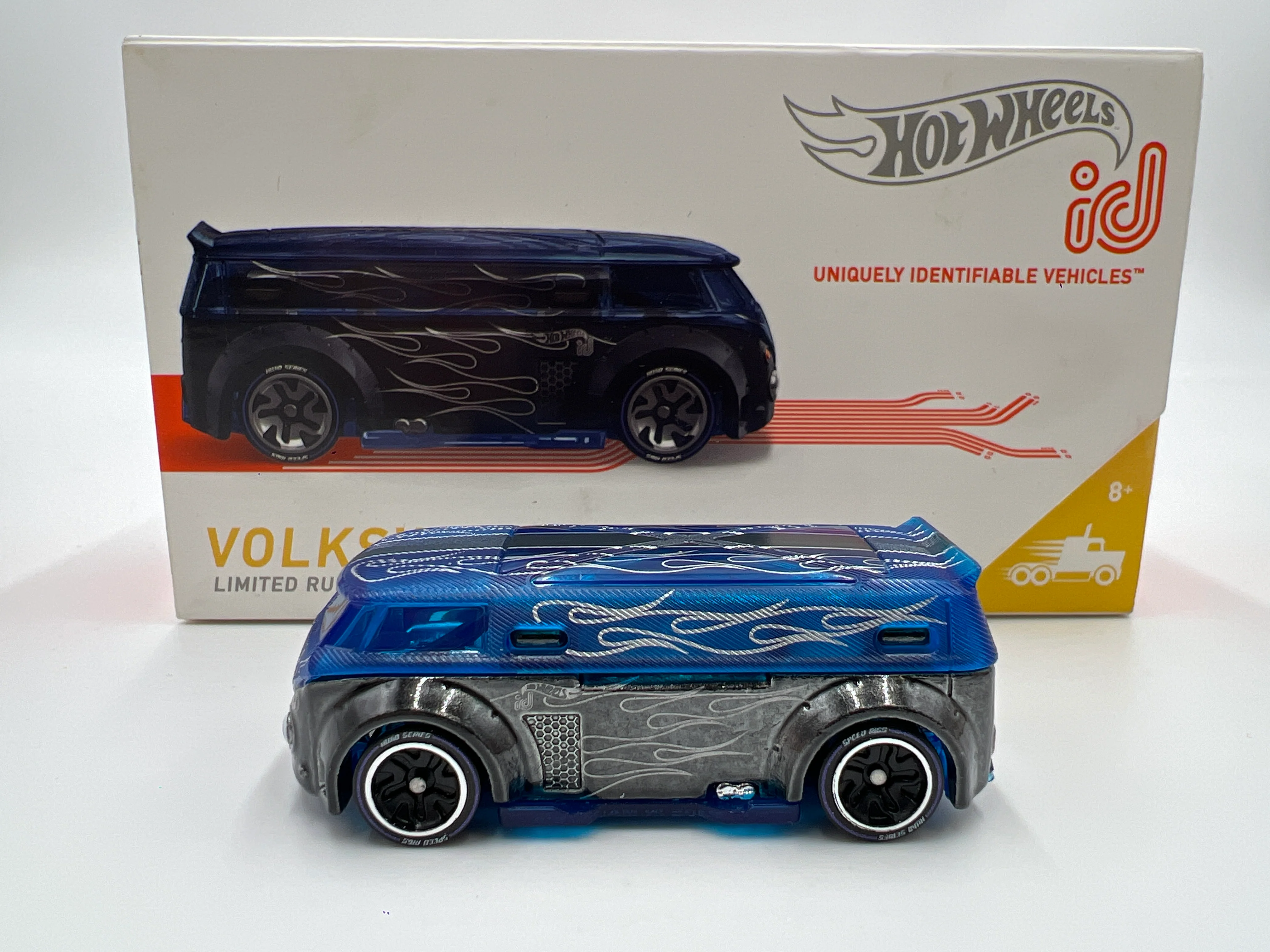 Hot Wheels iD Speed Rigs Series 2 #1 Volkswagen T1- GTR Blue Opened - Image 5