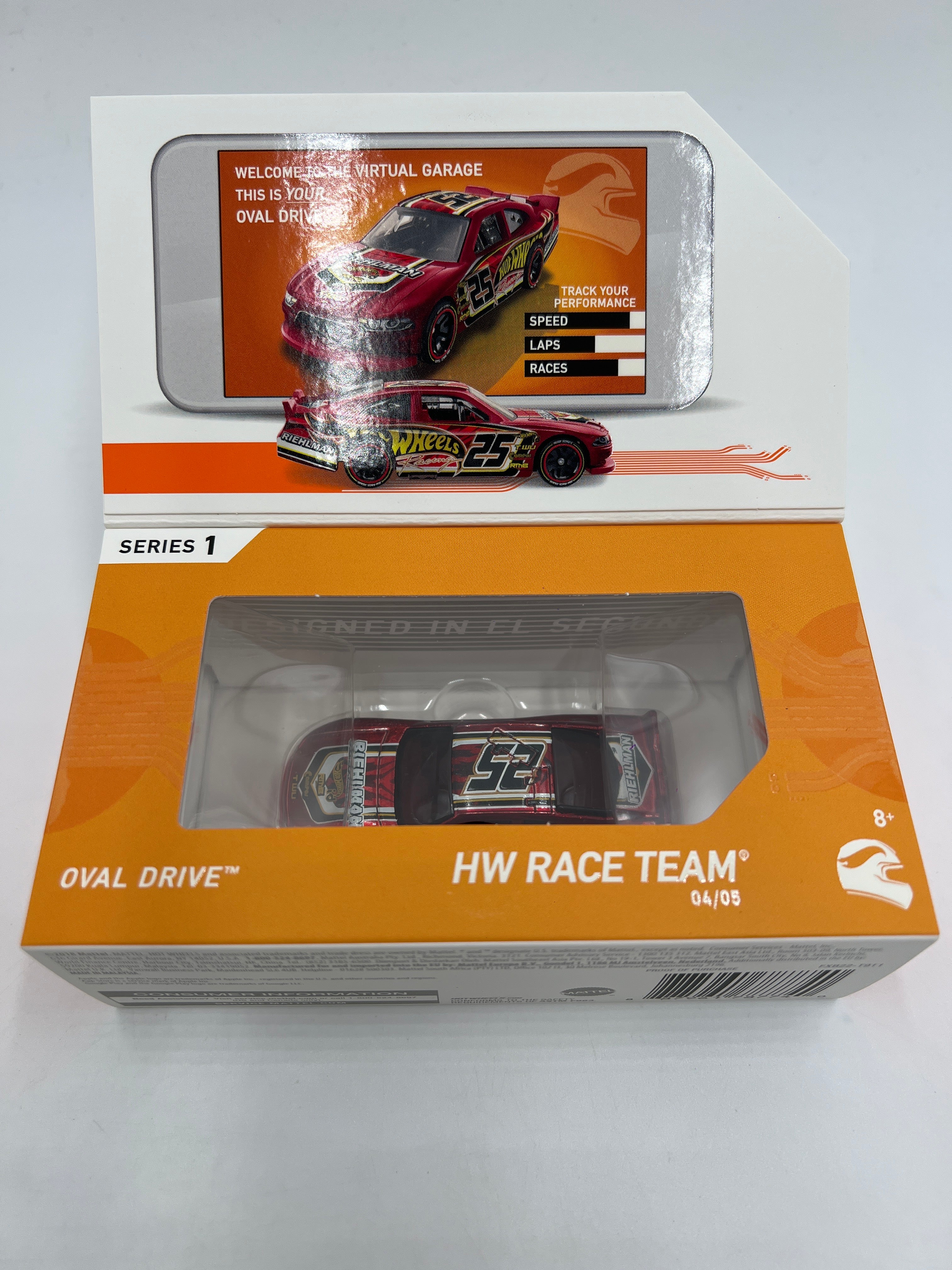 Hot Wheels iD Race Team Series 1 #4 Oval Drive Red Sealed - Image 2