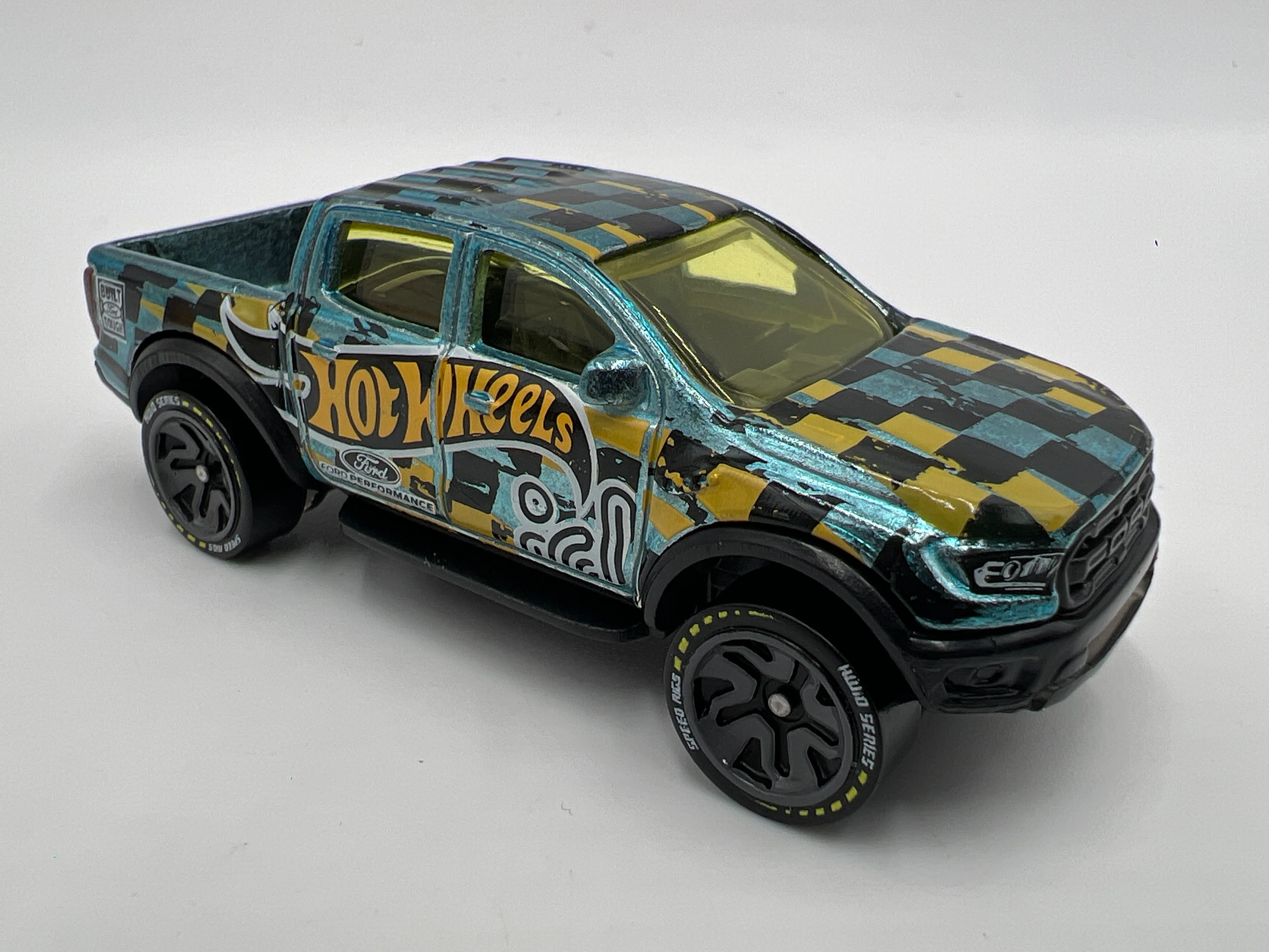 Hot Wheels iD Speed Rigs Series 2 #3 19 Ford Ranger Raptor Blue Opened - Image 2