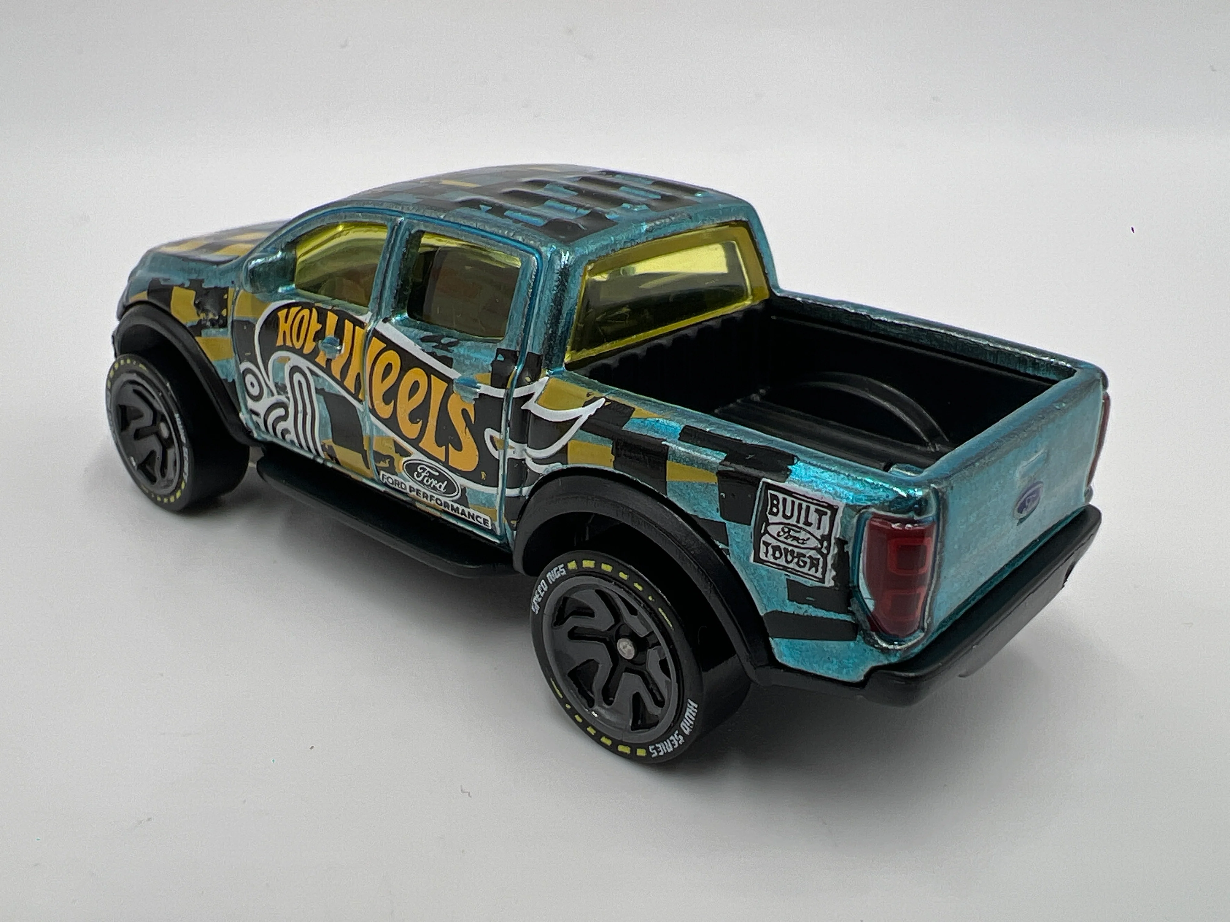 Hot Wheels iD Speed Rigs Series 2 #3 19 Ford Ranger Raptor Blue Opened - Image 3