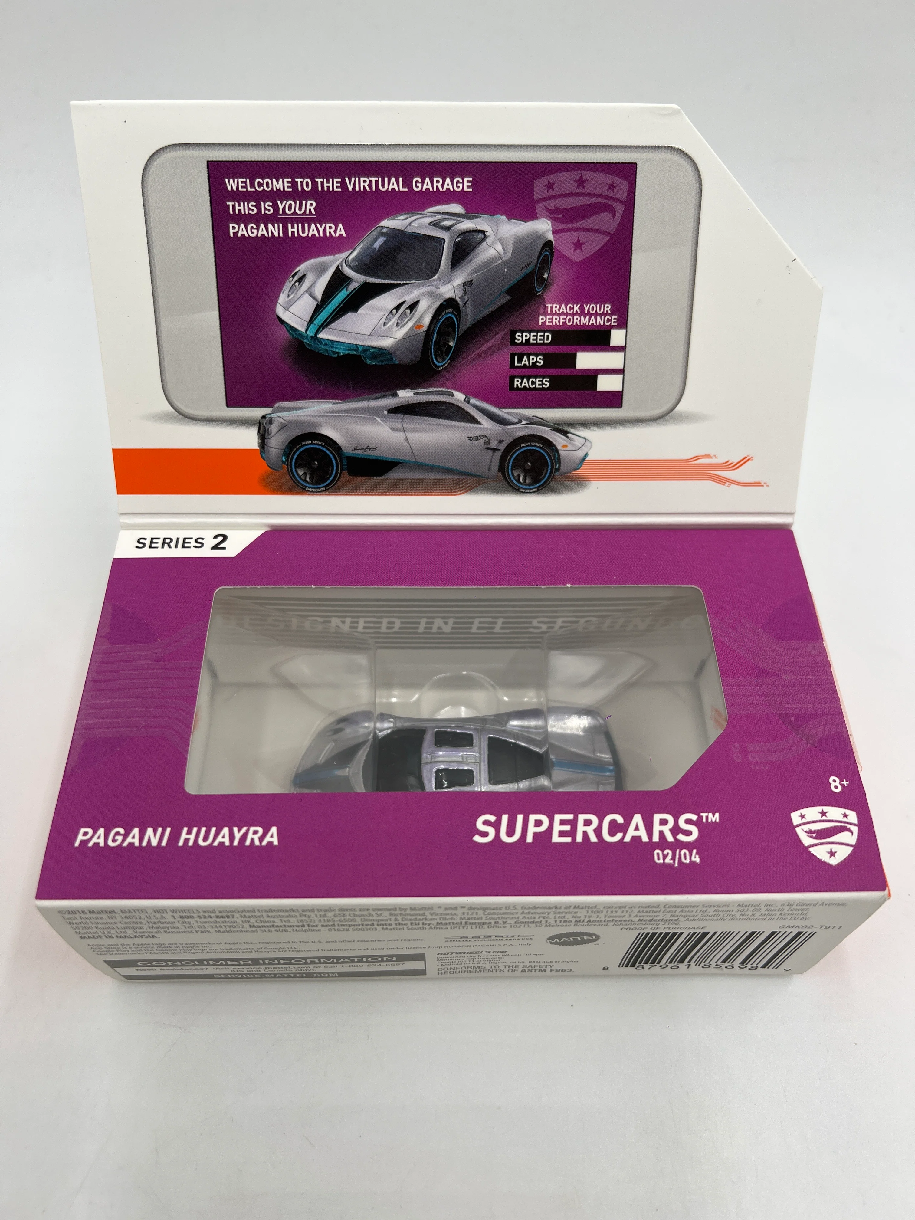 Hot Wheels iD Supercars Series 2 #2 Pagani Huayra Sealed - Image 2