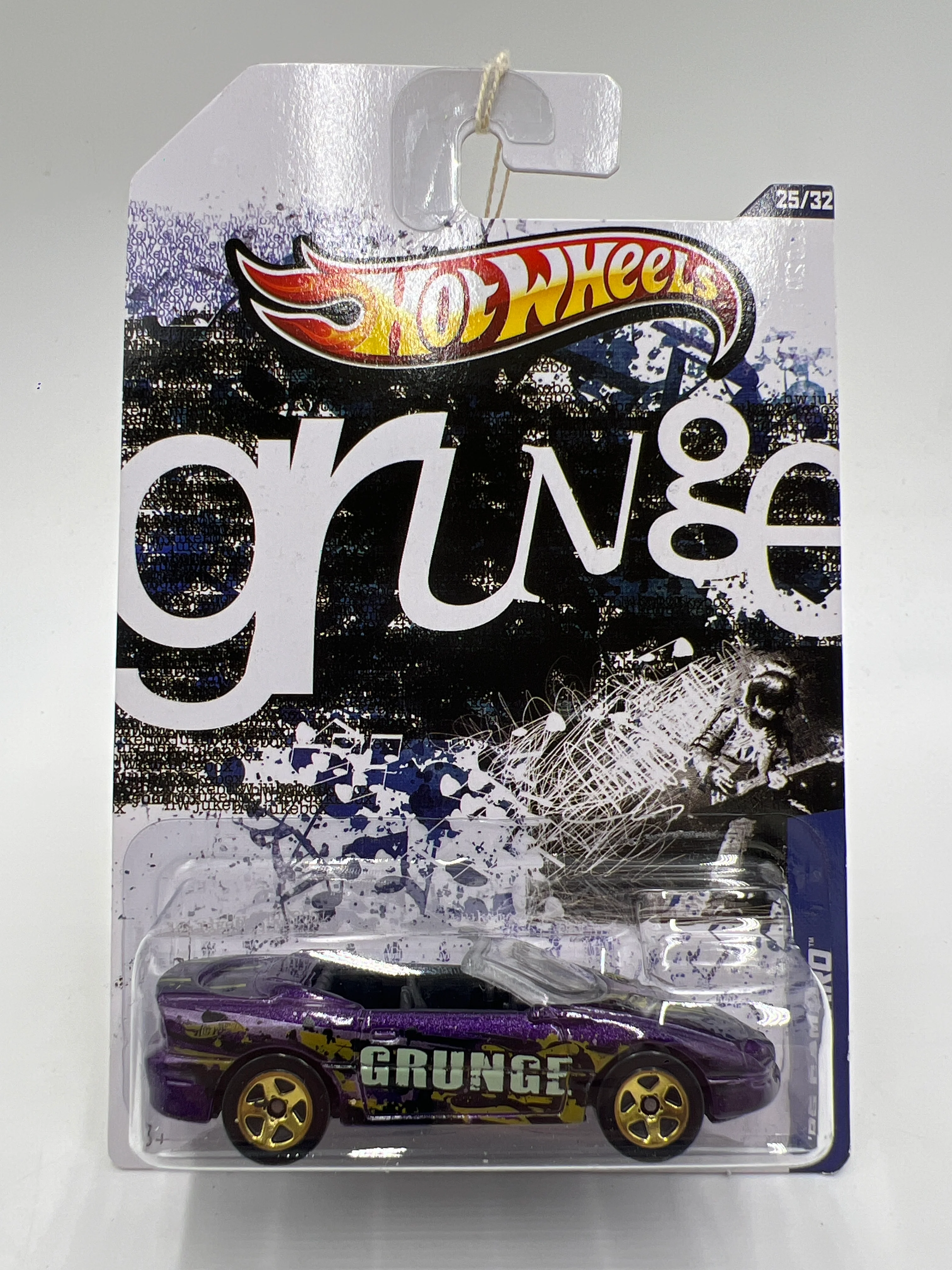 Hot Wheels Jukebox Grunge #25 95 Camaro Purple 165B