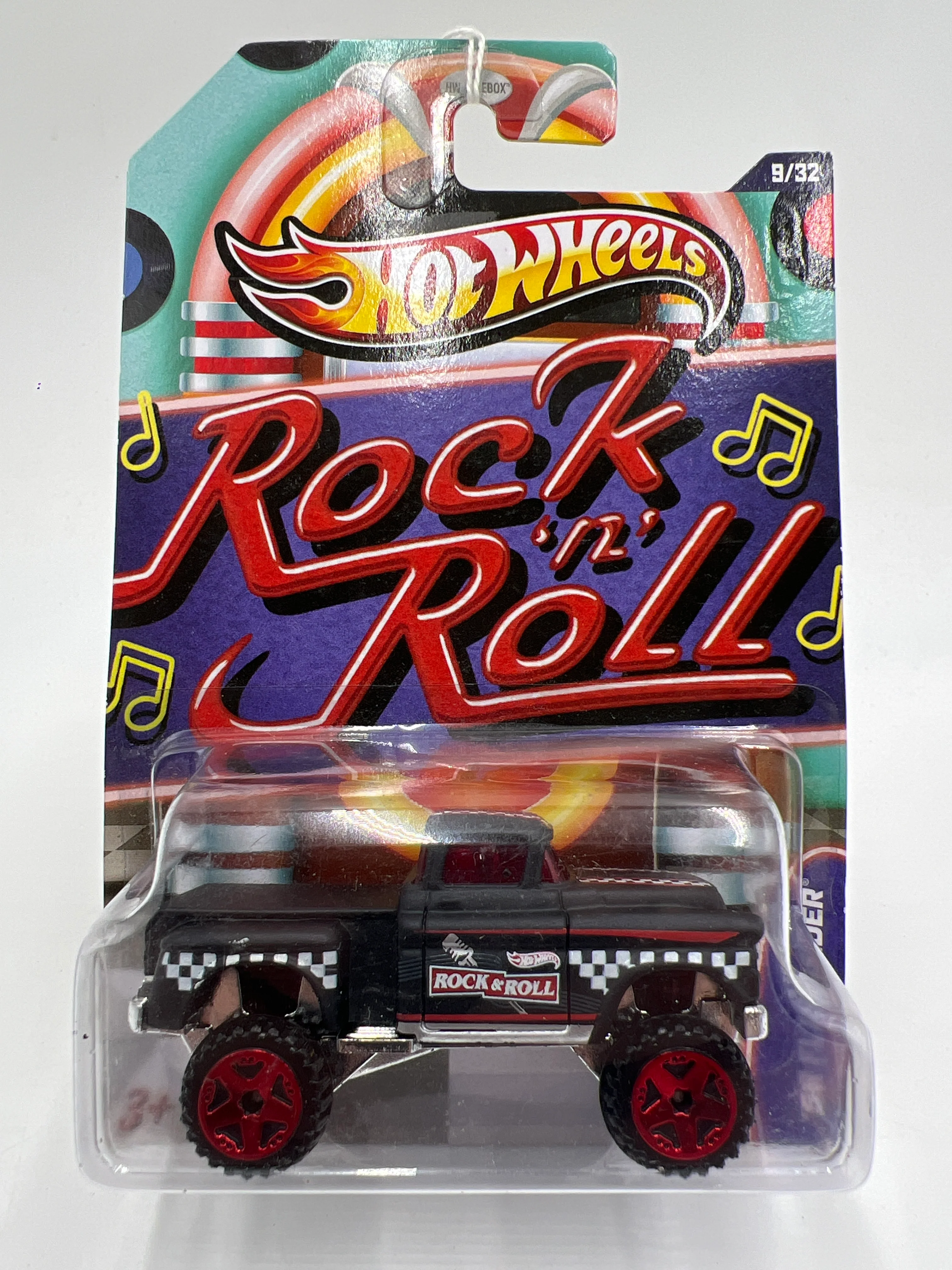 Hot Wheels Jukebox Rock N Roll #9 56 Flashsider Black 165D