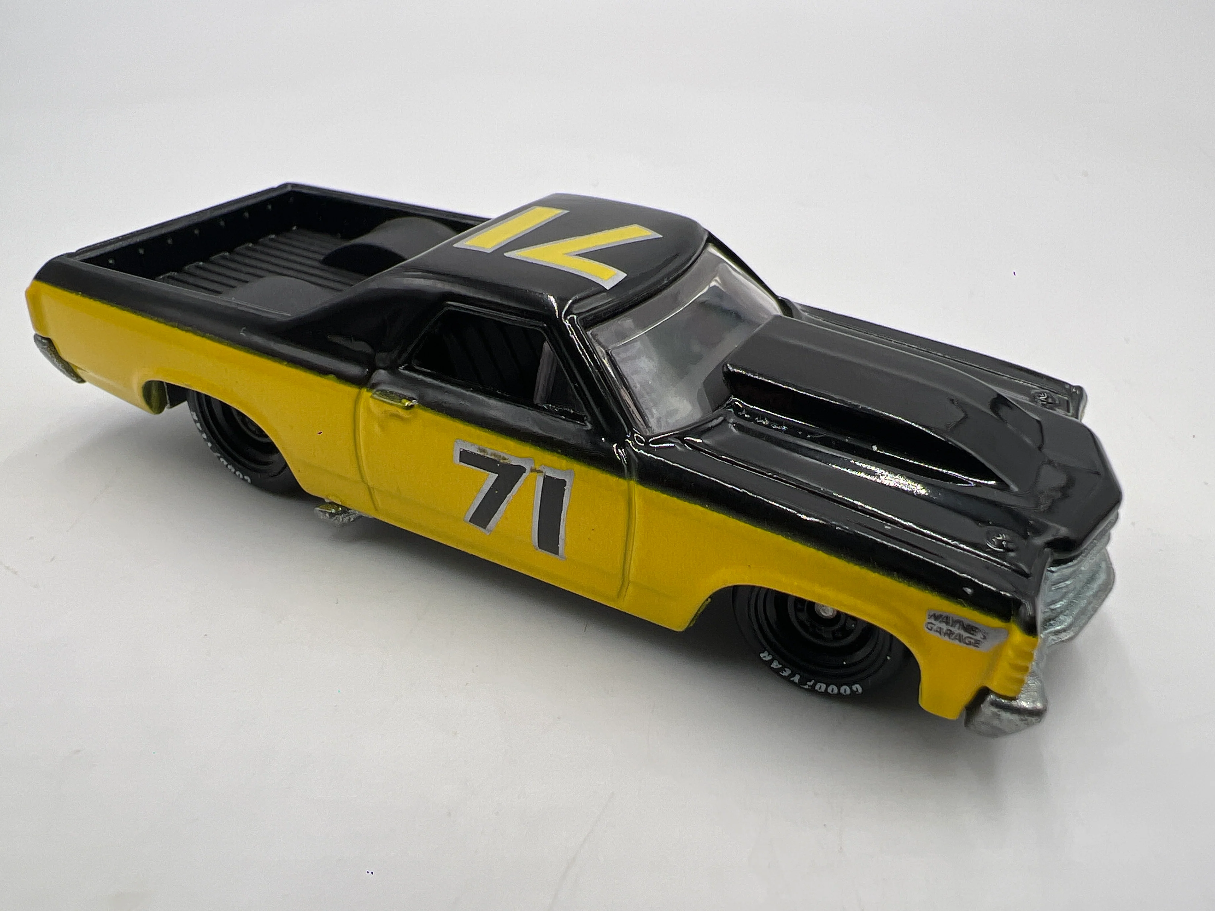 Hot Wheels Waynes Garage Chase Premium 71 El Camino Yellow Loose - Image 2