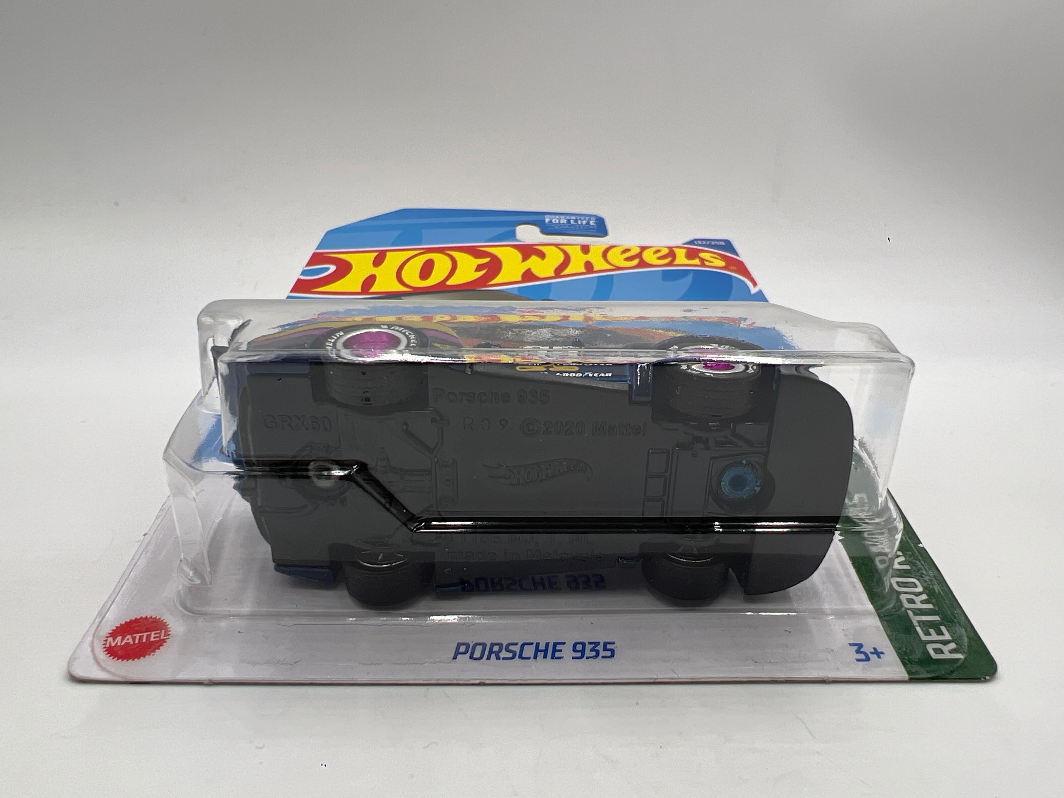 Hot Wheels Porsche 935 Dark Blue Wheel Swap Custom On Card W/Protector SR - Image 5