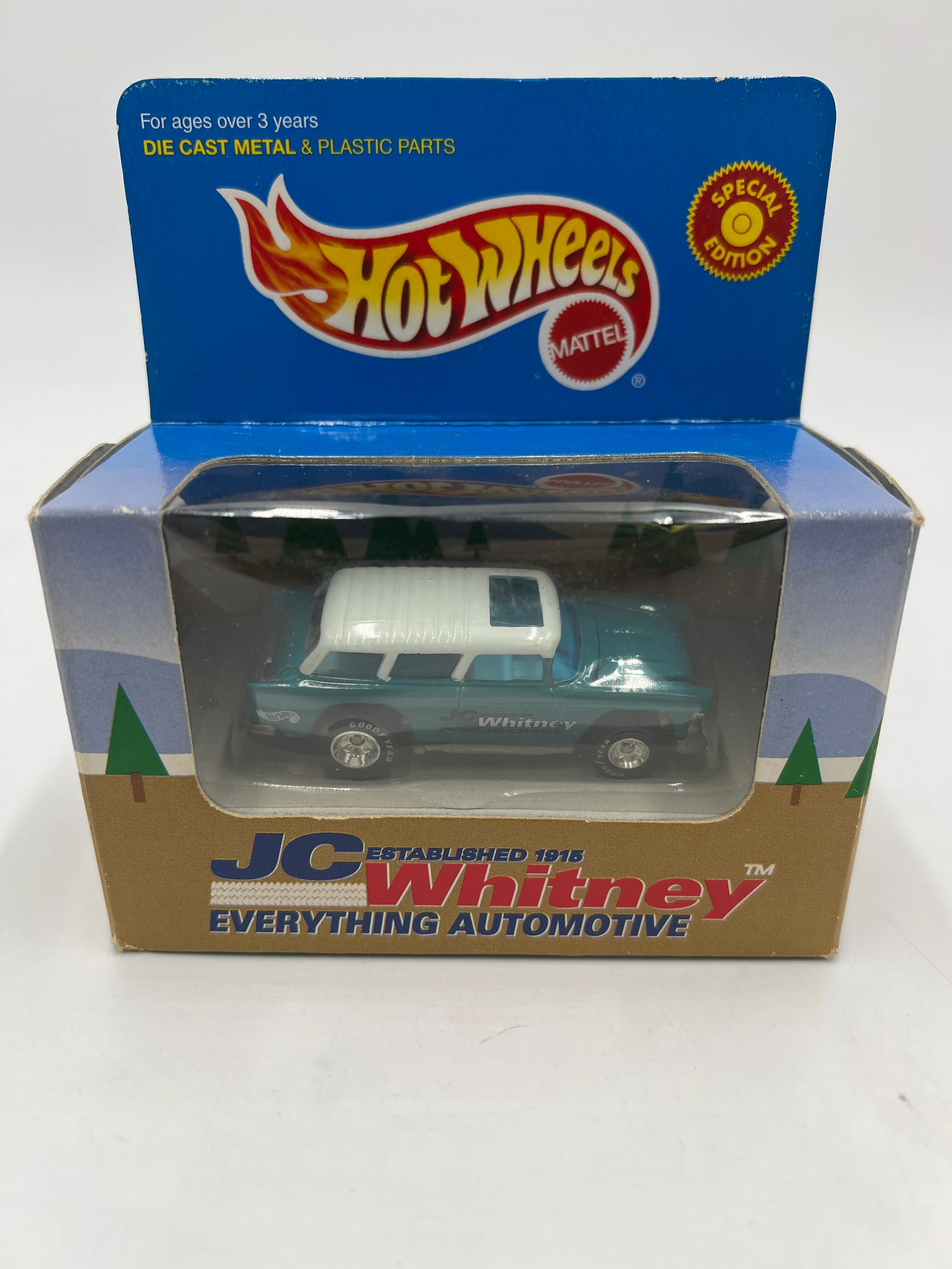 Hot Wheels Limited Edition JC Whitney Everything Automotive Chevy Nomad Light Blue - Image 2