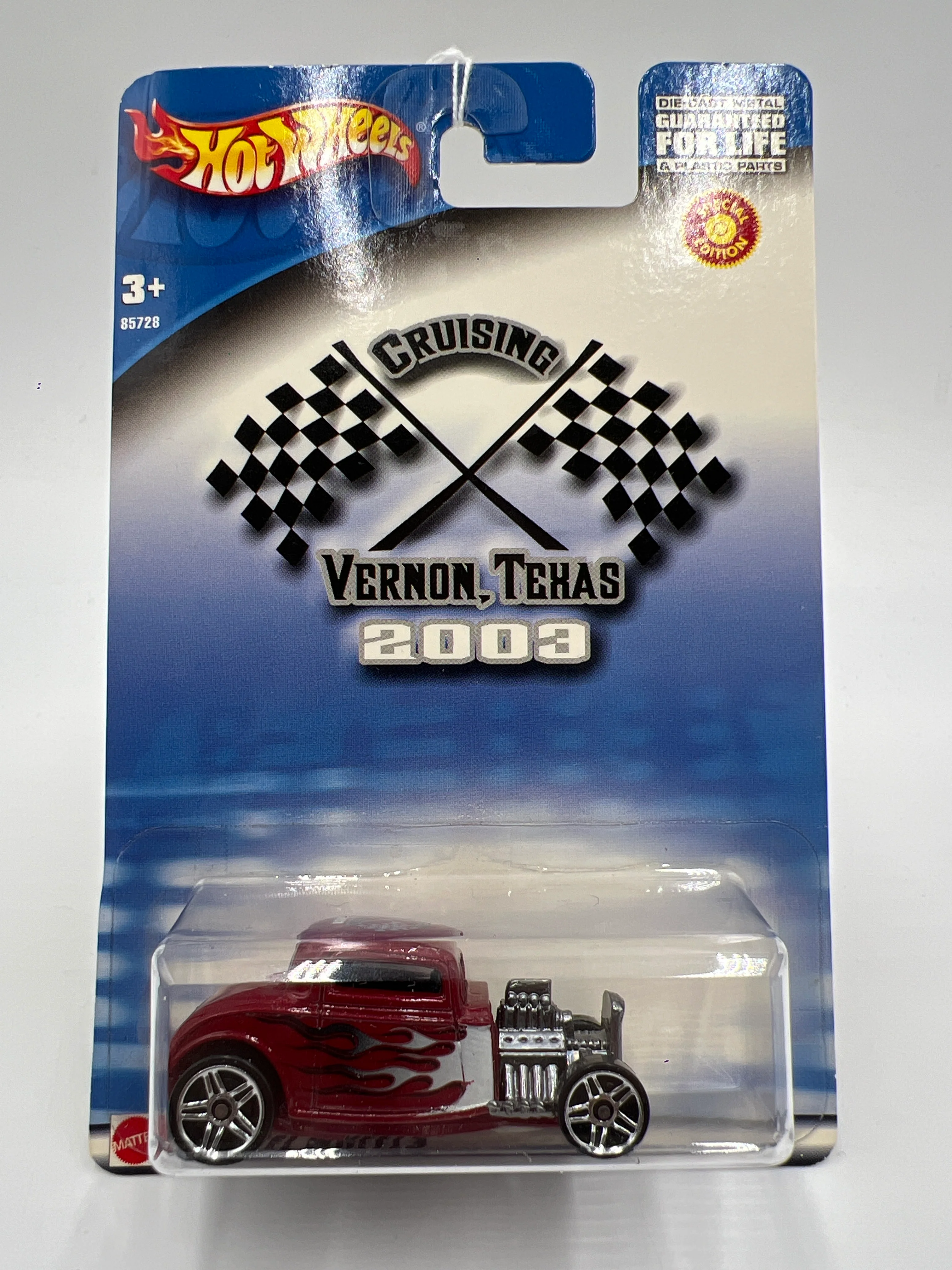 2003 Hot Wheels Special Edition Cruising Vernon Texas 32 Ford Red 160K - Image 2