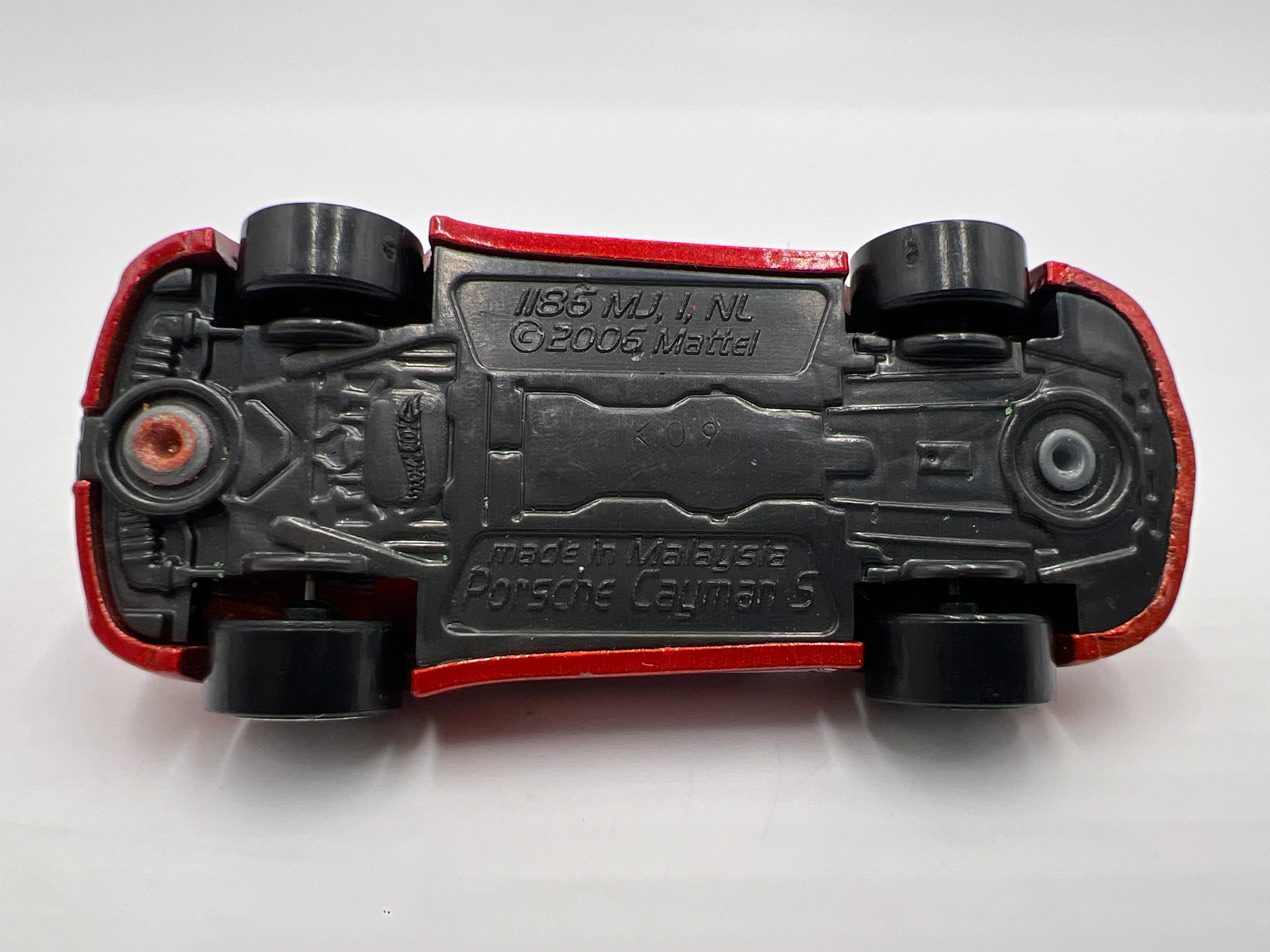 2017 Hot Wheels 1/64 VHTF Variation Multipack Exclusive Porsche Cayman S Red W/MC5 Wheels Loose - Image 5