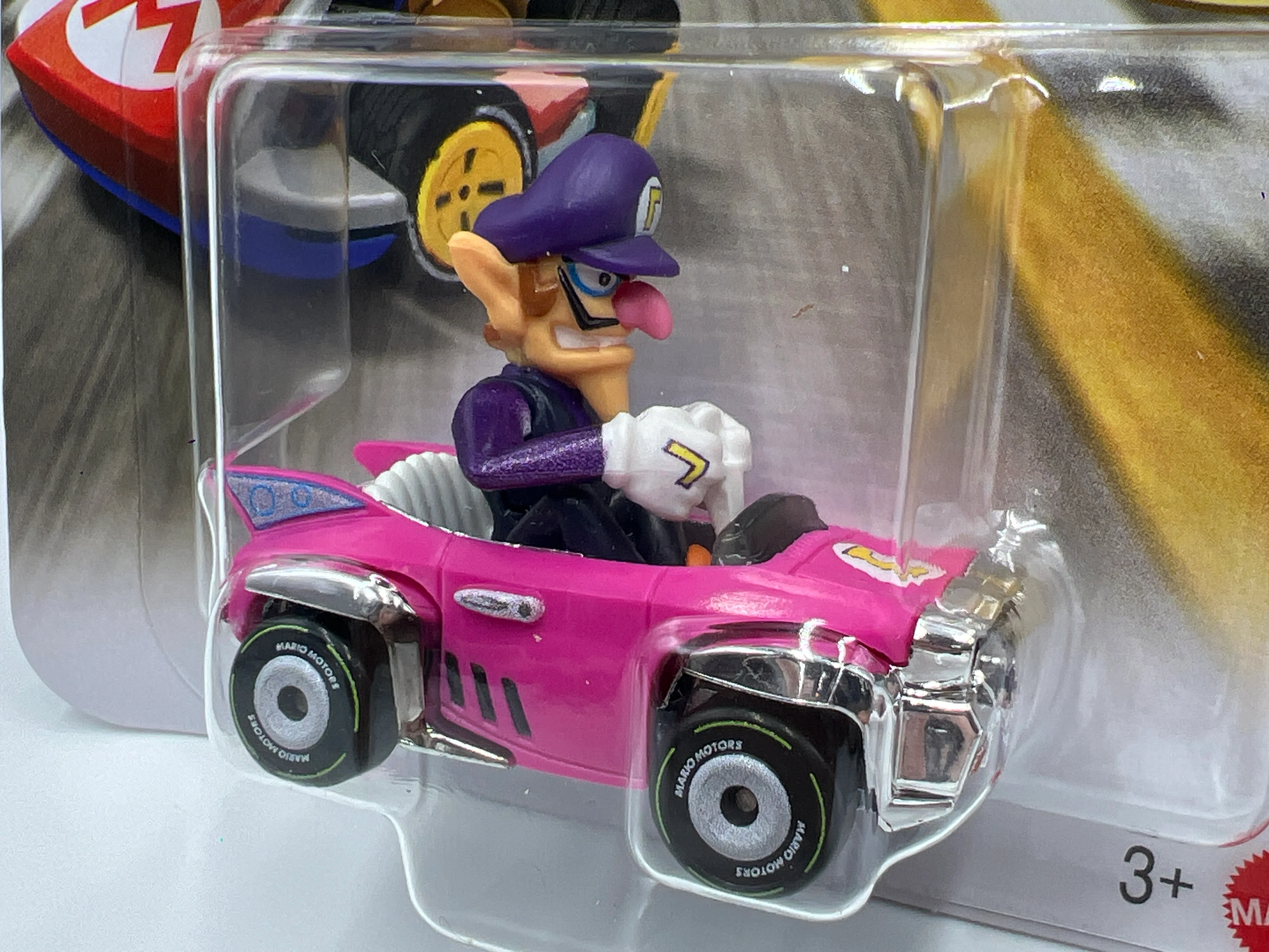 Hot Wheels Mario Kart Waluigi Badwagon 121A - Image 2