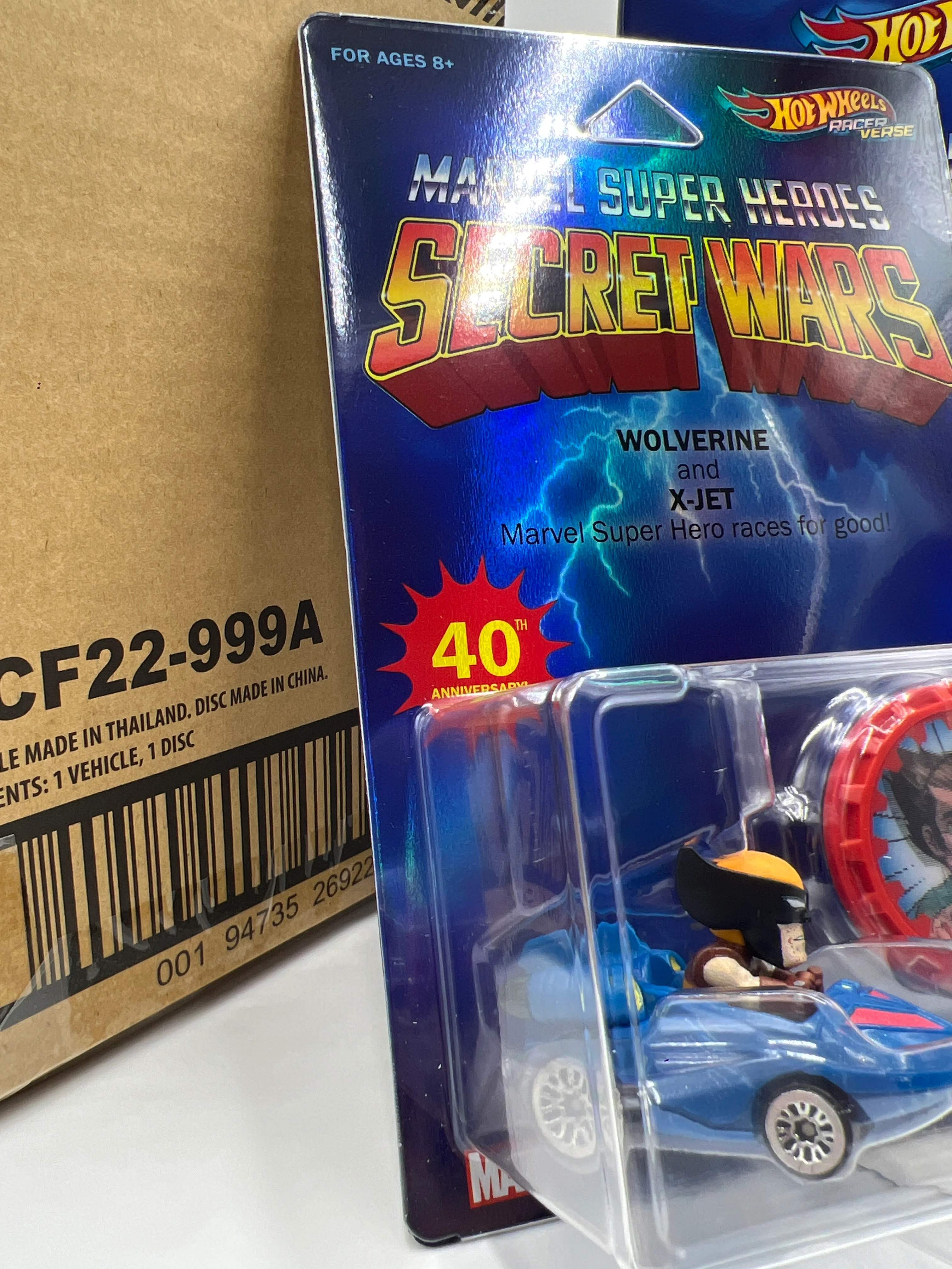 Hot Wheels Mattel Creations CHASE 2024 SDCC Racer Verse Secret Wars Wolverine And X-Jet W/Box VHTF - Image 5
