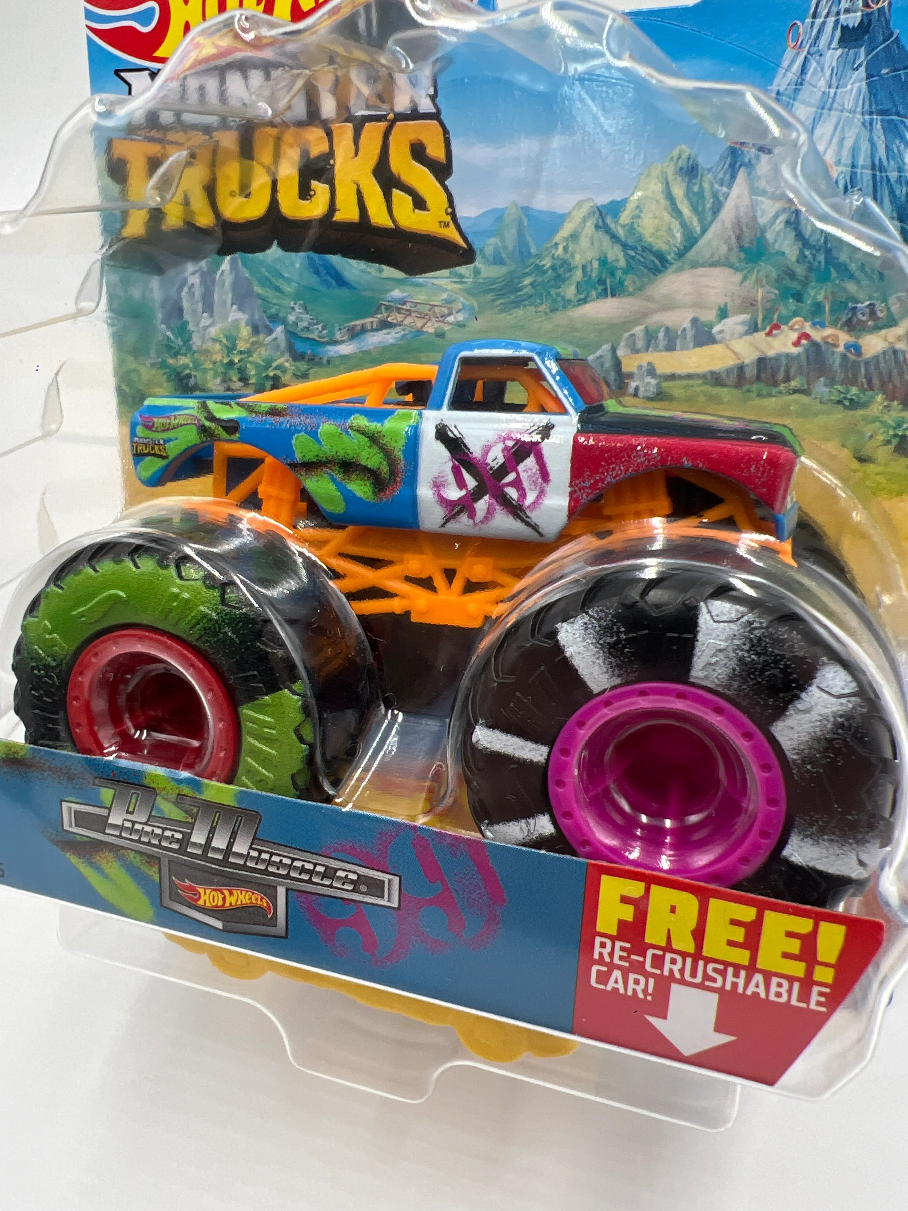 Hot Wheels Monster Trucks Wheel Cool #14 Pure Muscle 135A - Image 2