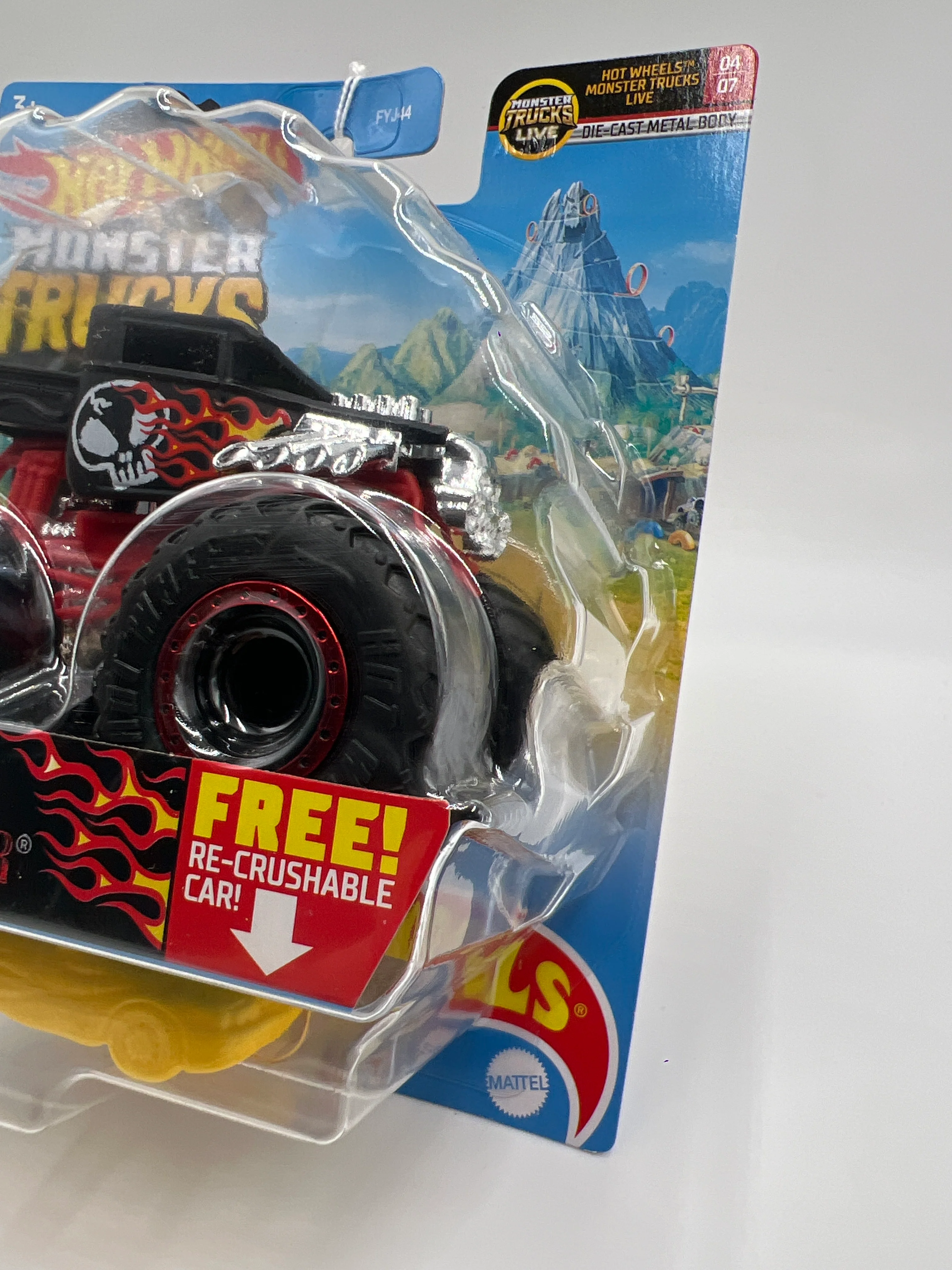 Hot Wheels Monster Trucks HW MT Live #19 Bone Shaker 131A - Image 3