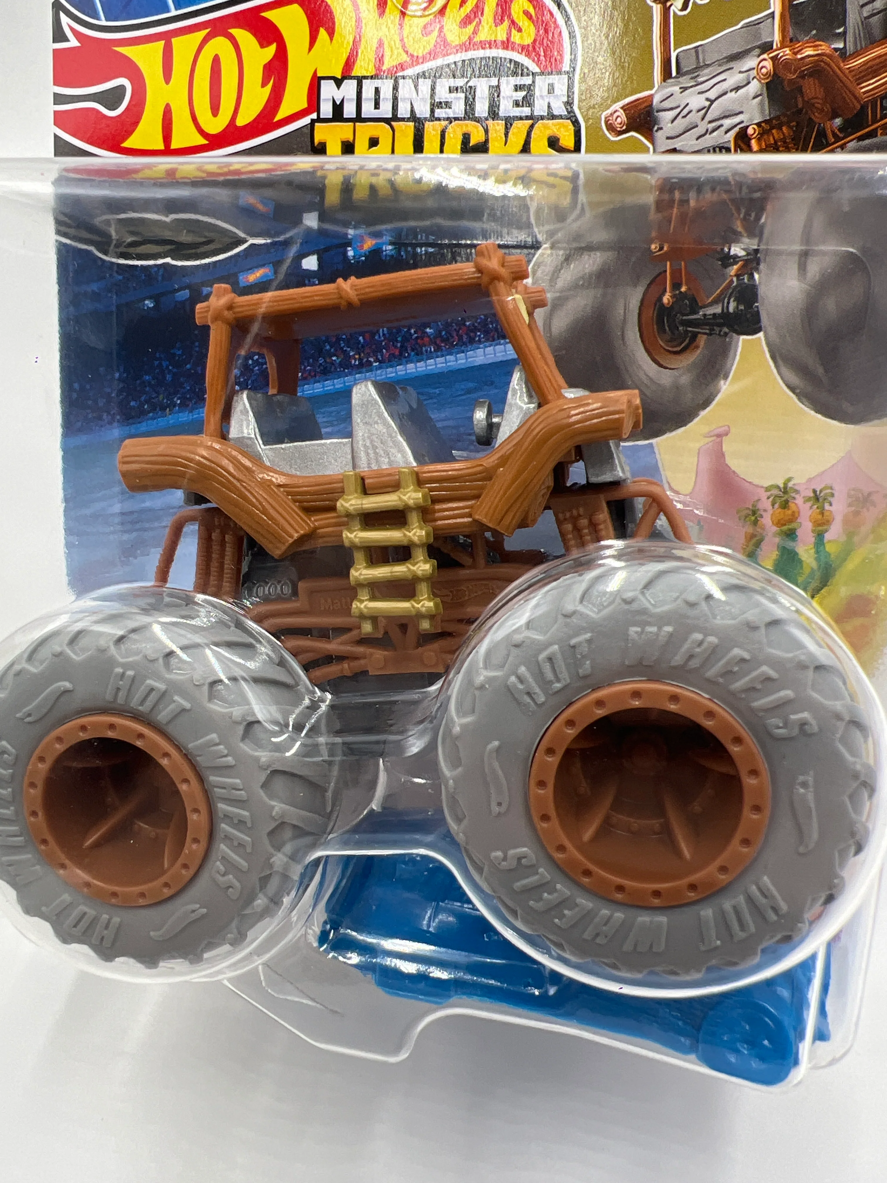 Hot Wheels Monster Trucks The Flintstones The Flintmobile 133H - Image 2
