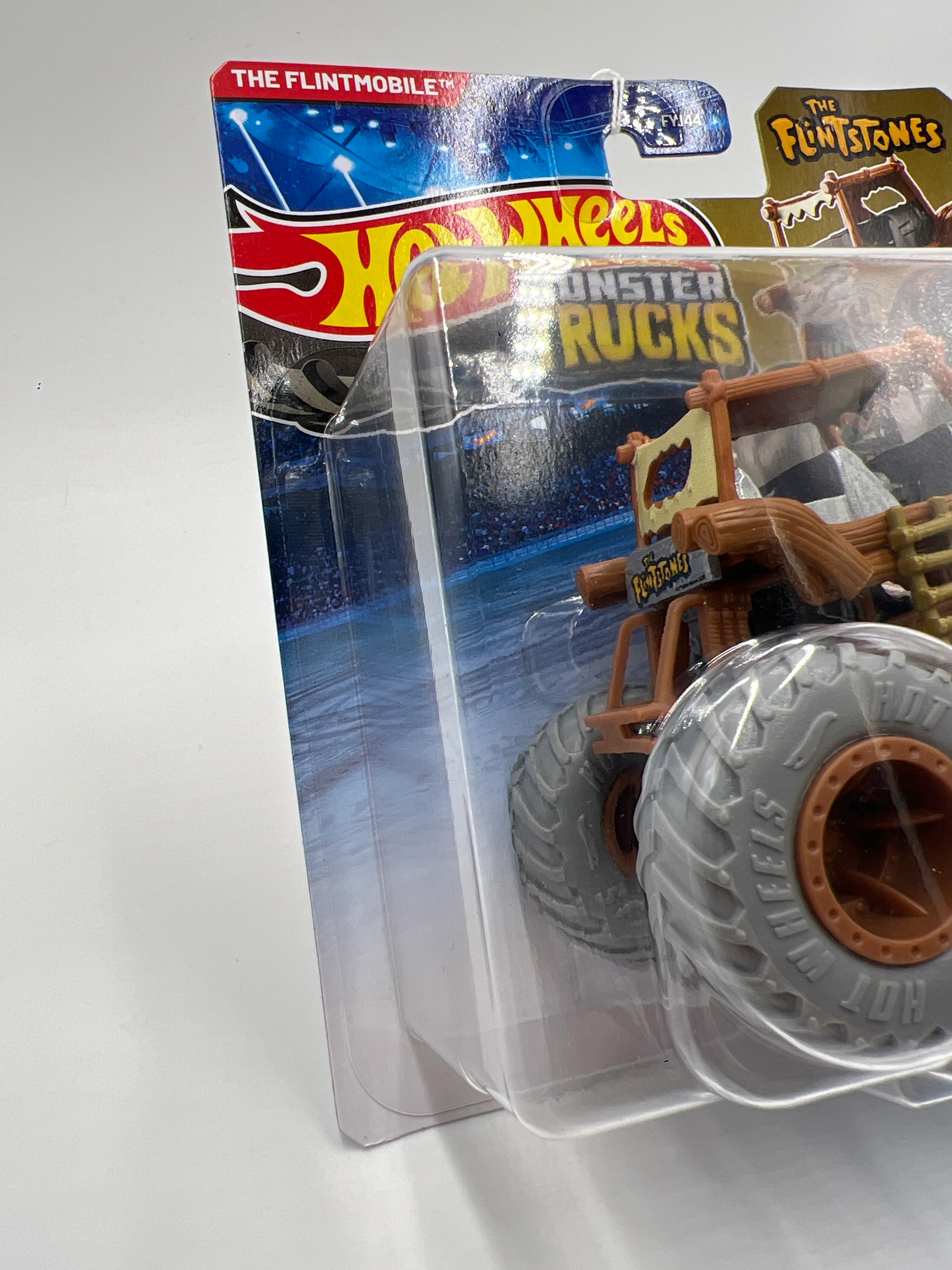 Hot Wheels Monster Trucks The Flintstones The Flintmobile 133H - Image 4