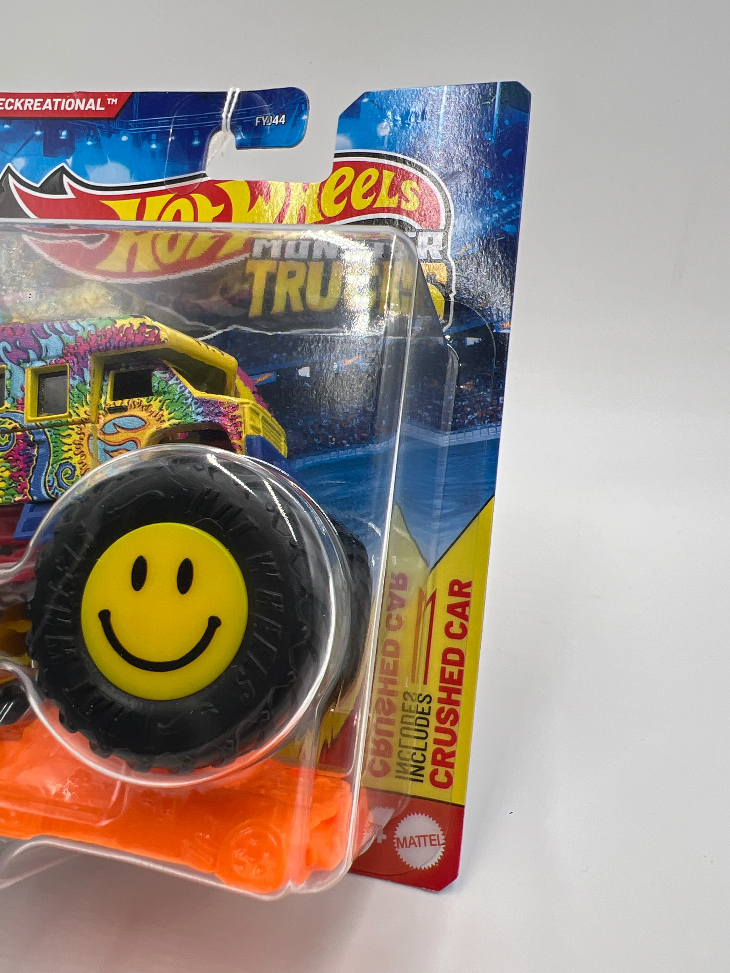 Hot Wheels Monster Trucks HWMT Back To Basics #5 Wreckreational 126D - Image 3