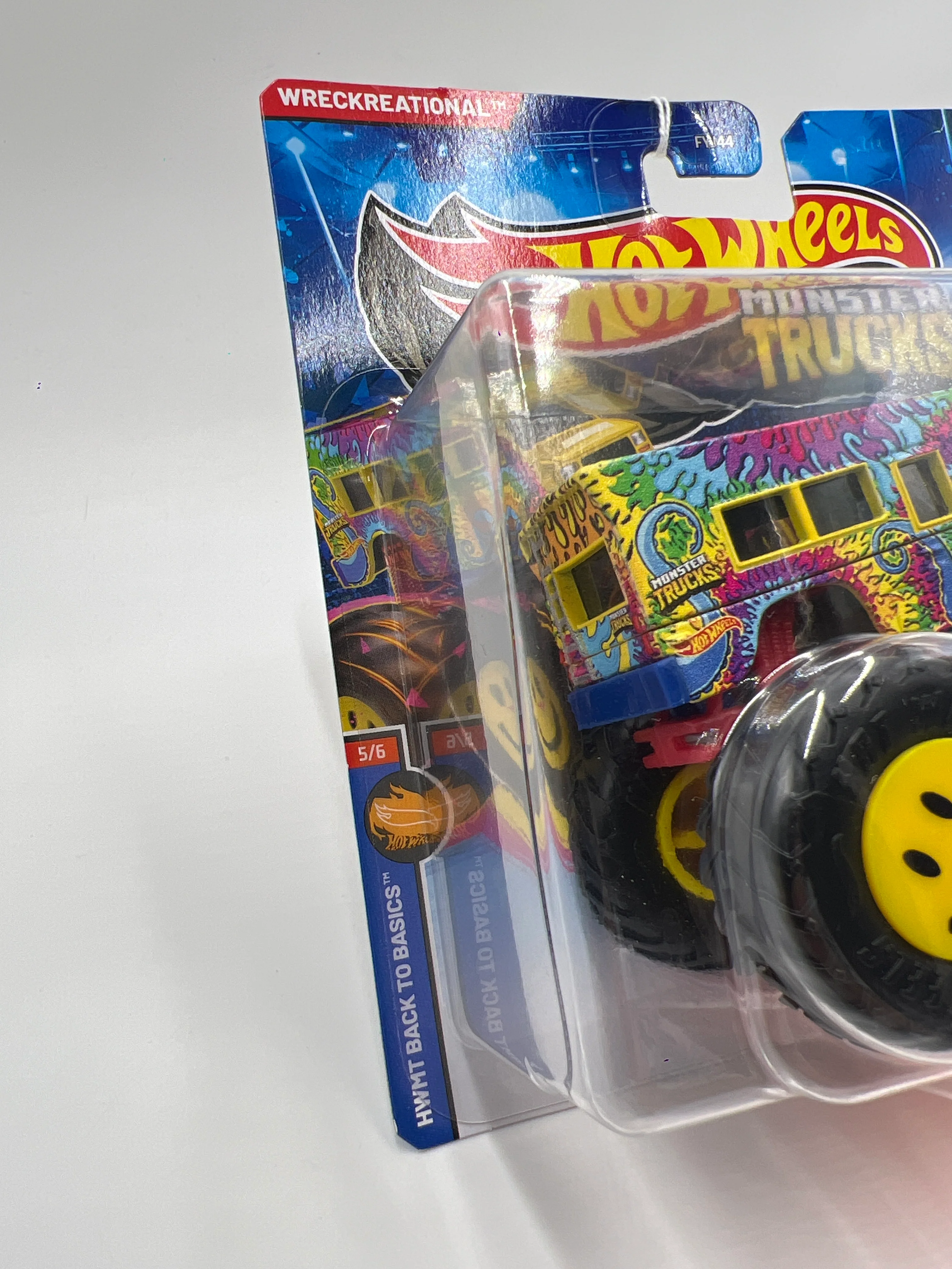 Hot Wheels Monster Trucks HWMT Back To Basics #5 Wreckreational 126D - Image 4