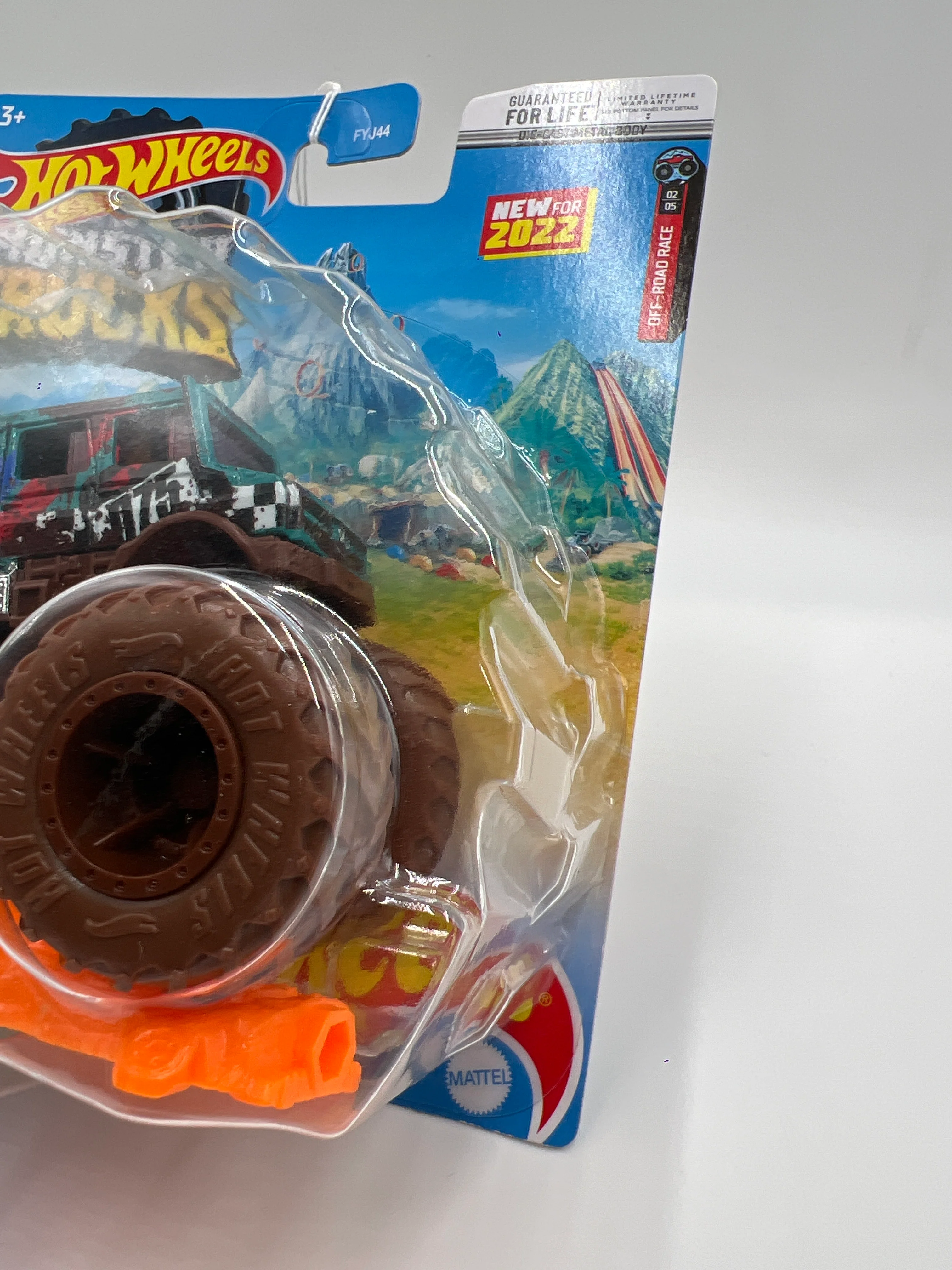 2022 Hot Wheels Monster Trucks Off-Road Race #48 Mercedes-Benz Unimog 132G - Image 3