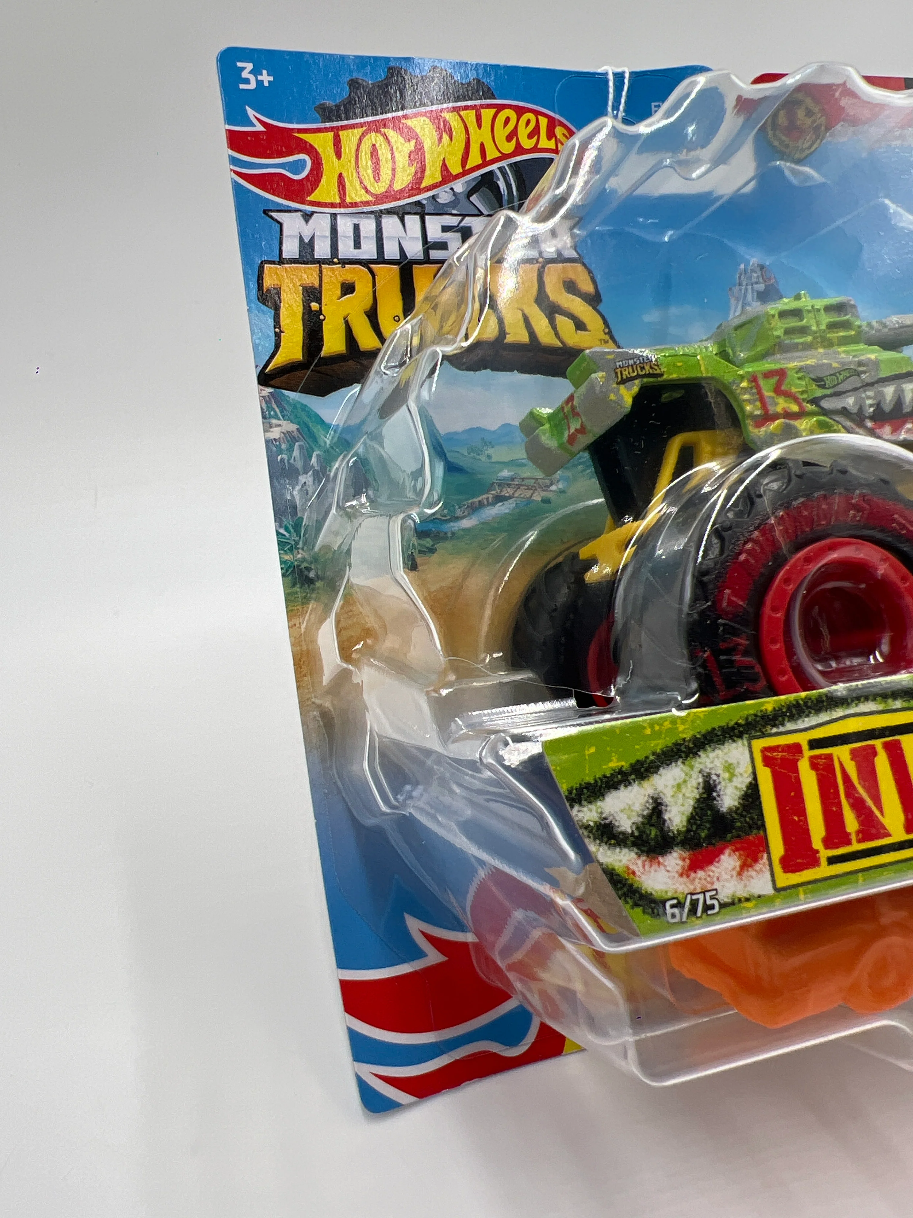 Hot Wheels Monster Trucks Wheel Cool #6 Invader 134C - Image 4