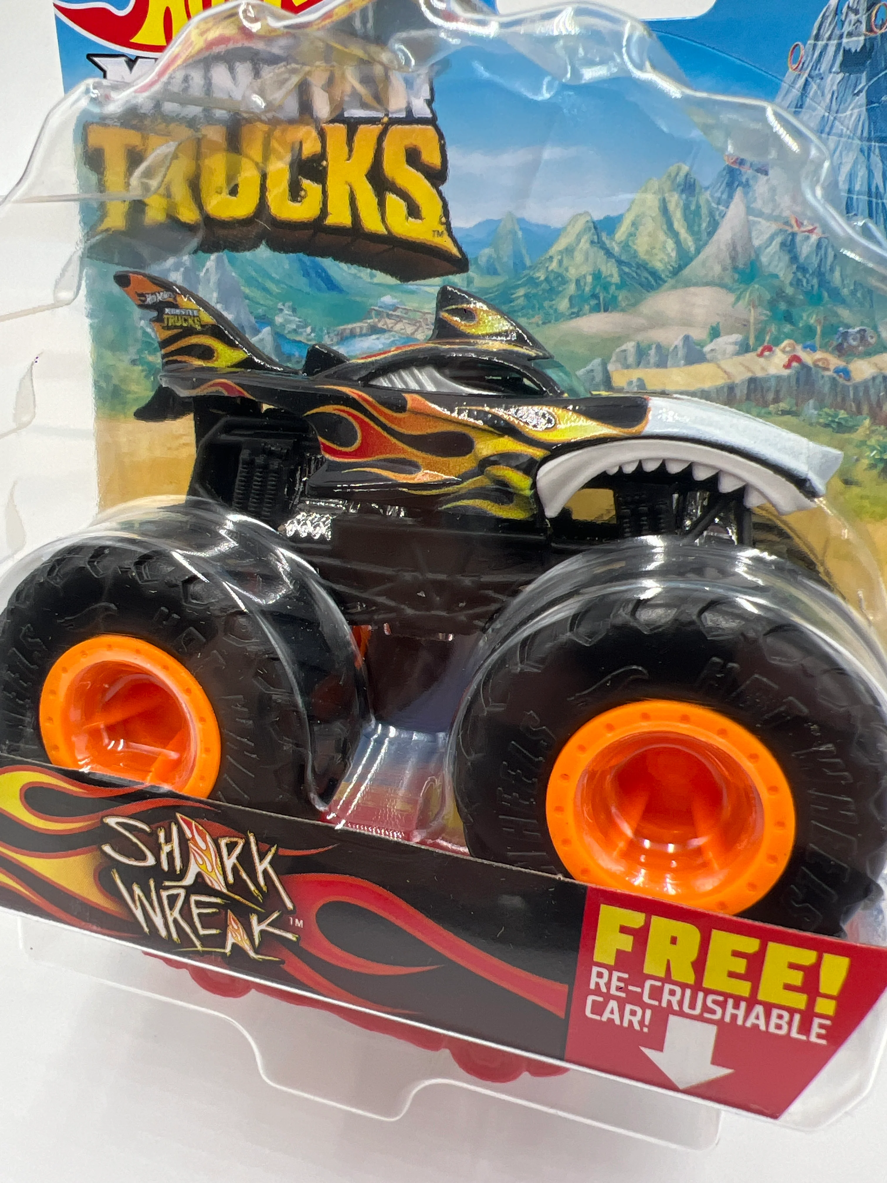 Hot Wheels Monster Trucks Wild Ride #22 Shark Wreak 130B - Image 2