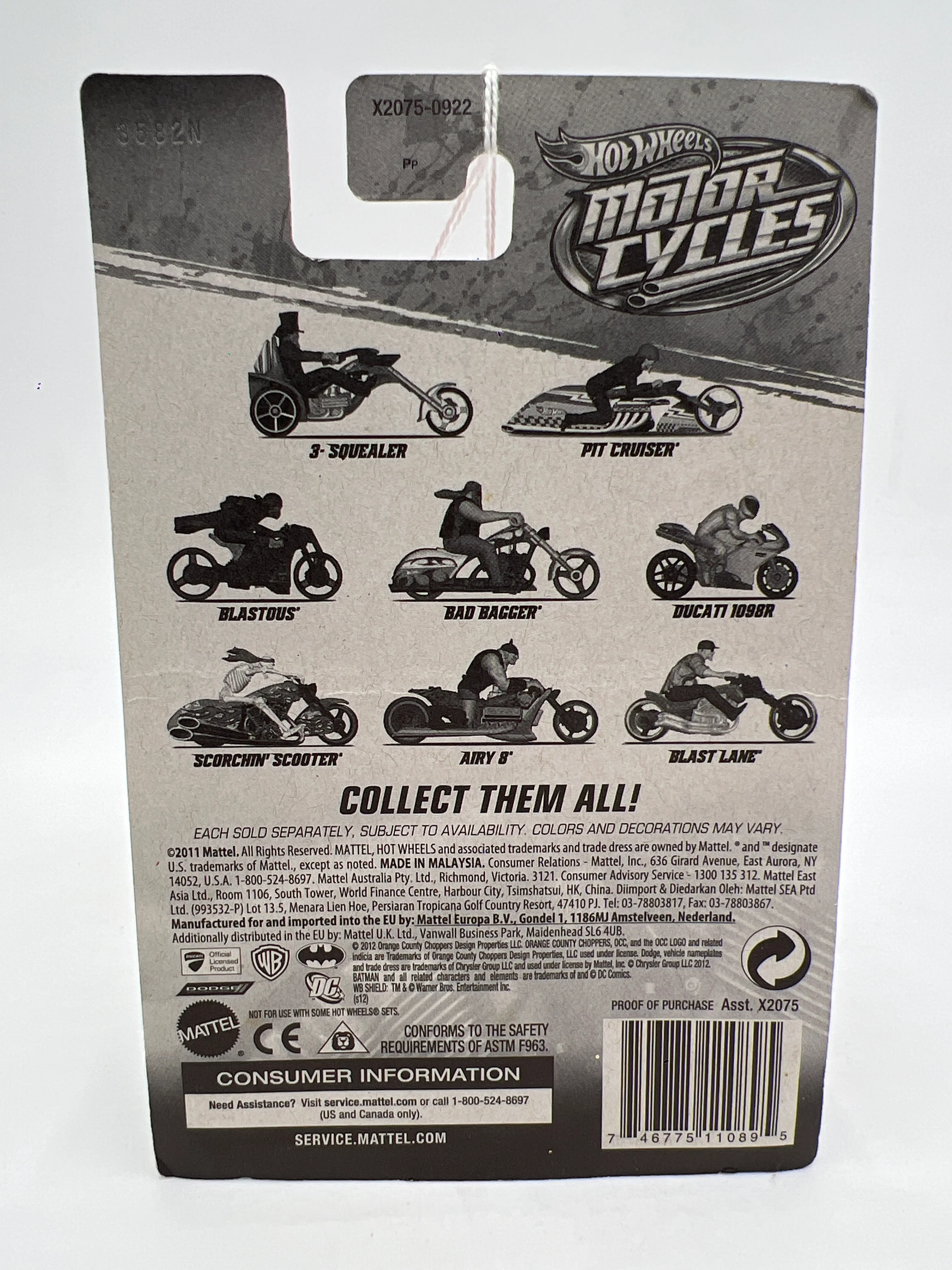 Hot Wheels Motorcycles Scorchin Scooter - Image 6