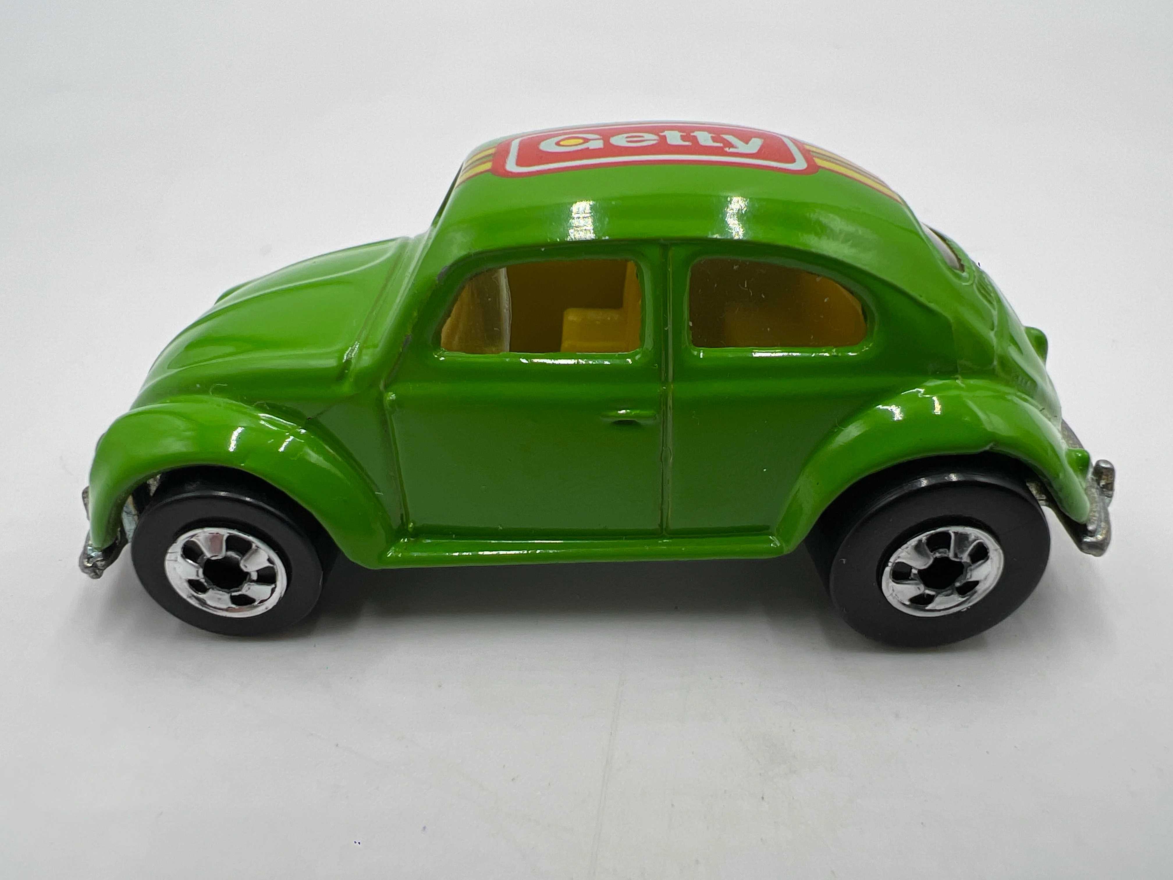 Hot Wheels 1991 Getty Promo Volkswagen Beetle Green Loose - Image 5