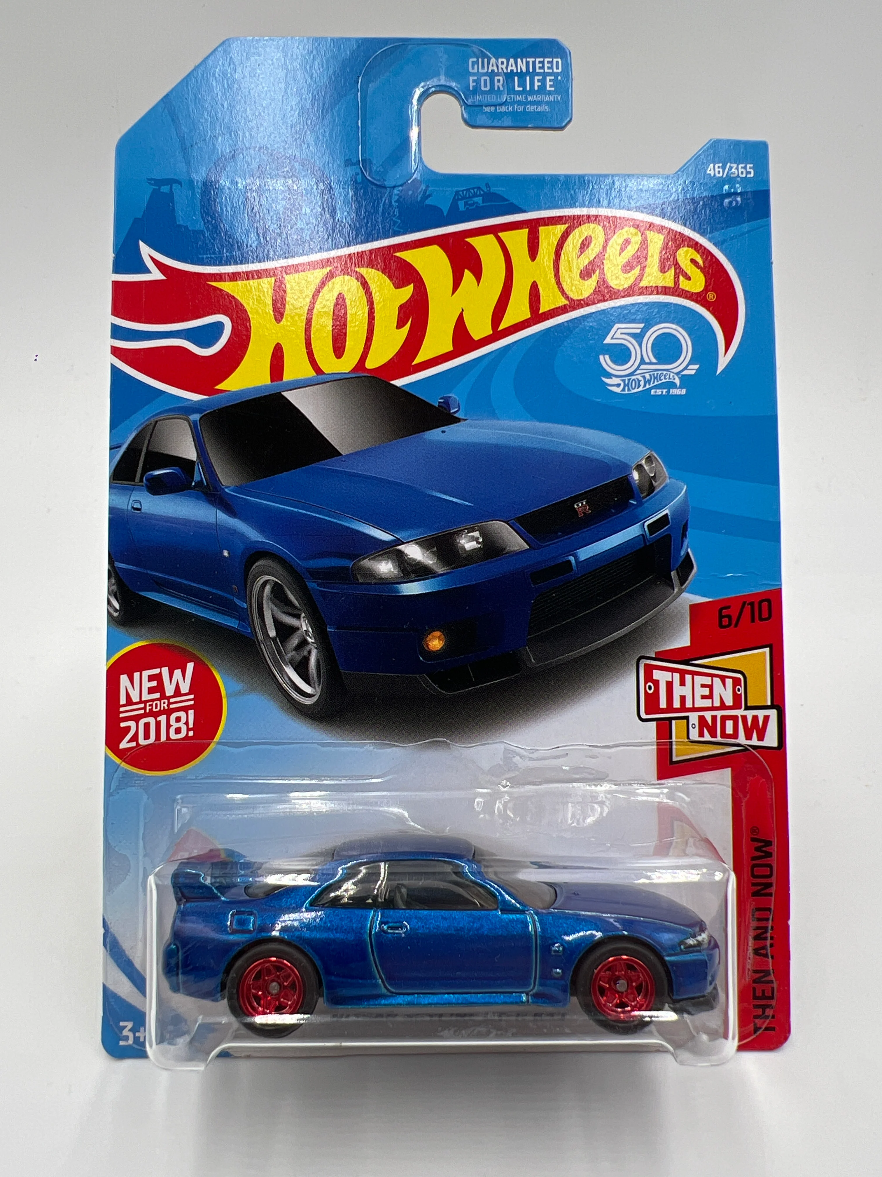 Hot Wheels Nissan Skyline GT-R R33 Blue Wheel Swap Custom On Card W/Protector SR - Image 2