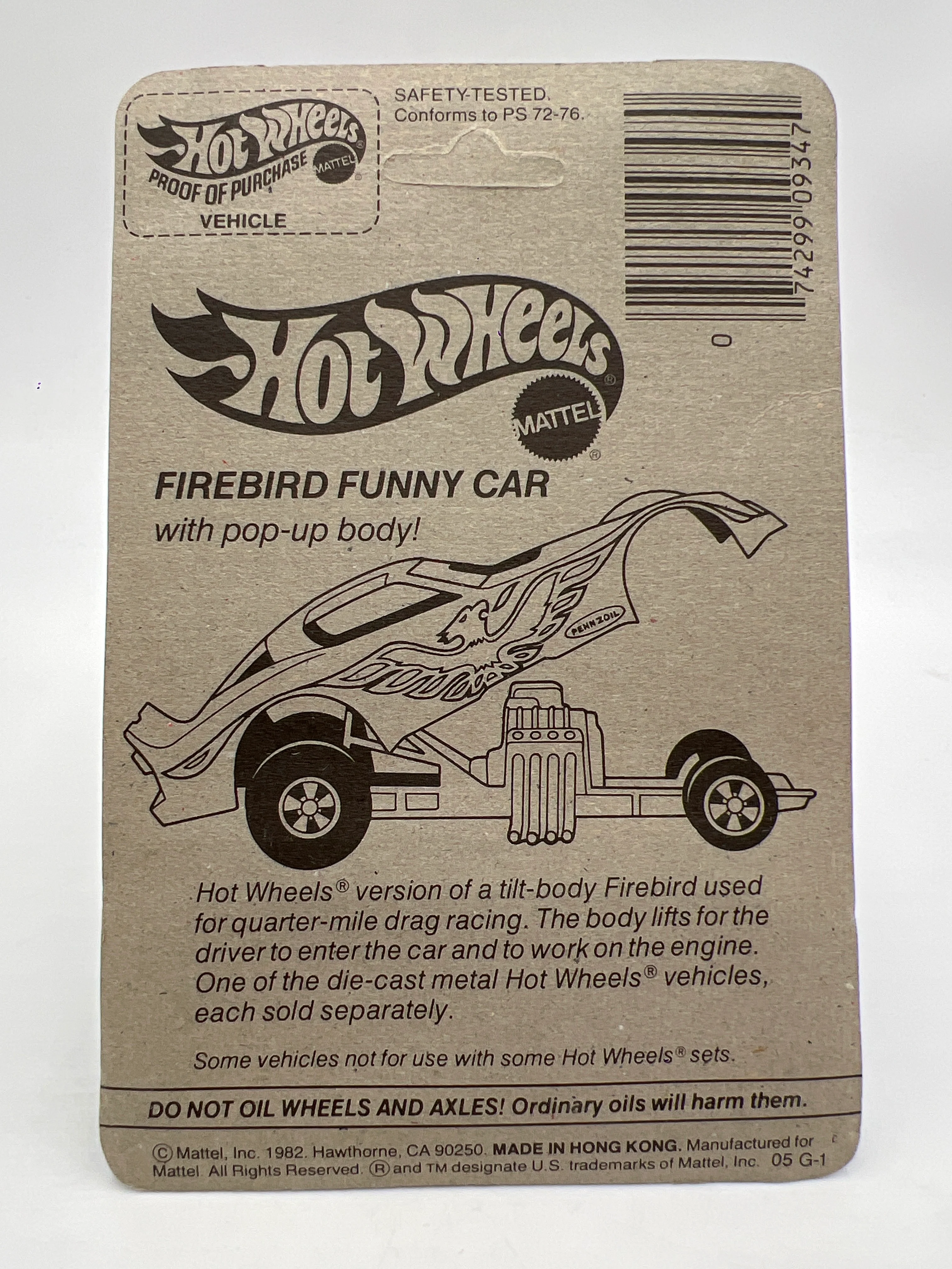 Hot Wheels Original 1982 #1698 Cadillac Seville Unpunched W/Protector - Image 6