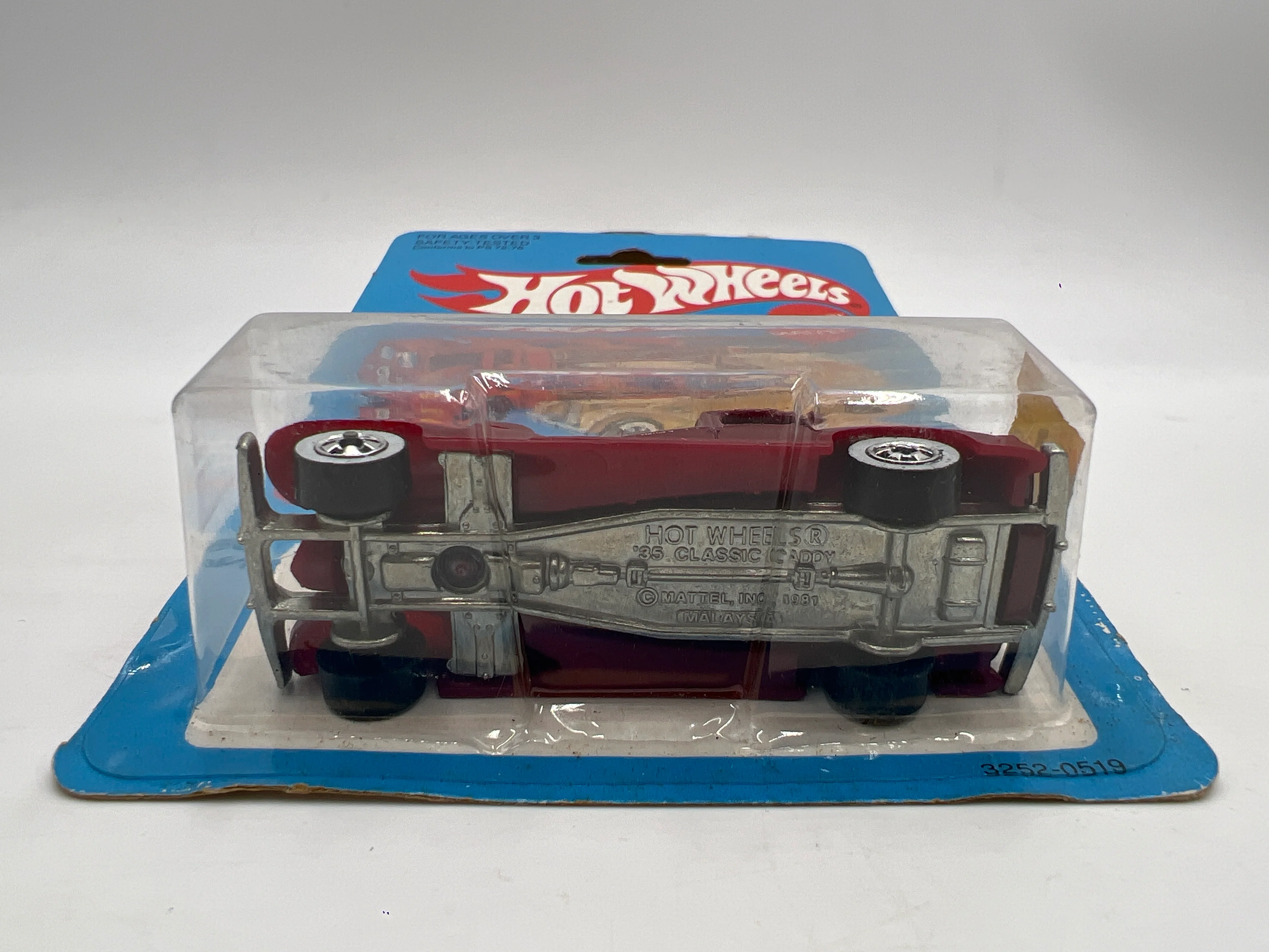 Hot Wheels Original 1982 #3252 35 Classic Caddy Burgundy W/Protector - Image 5