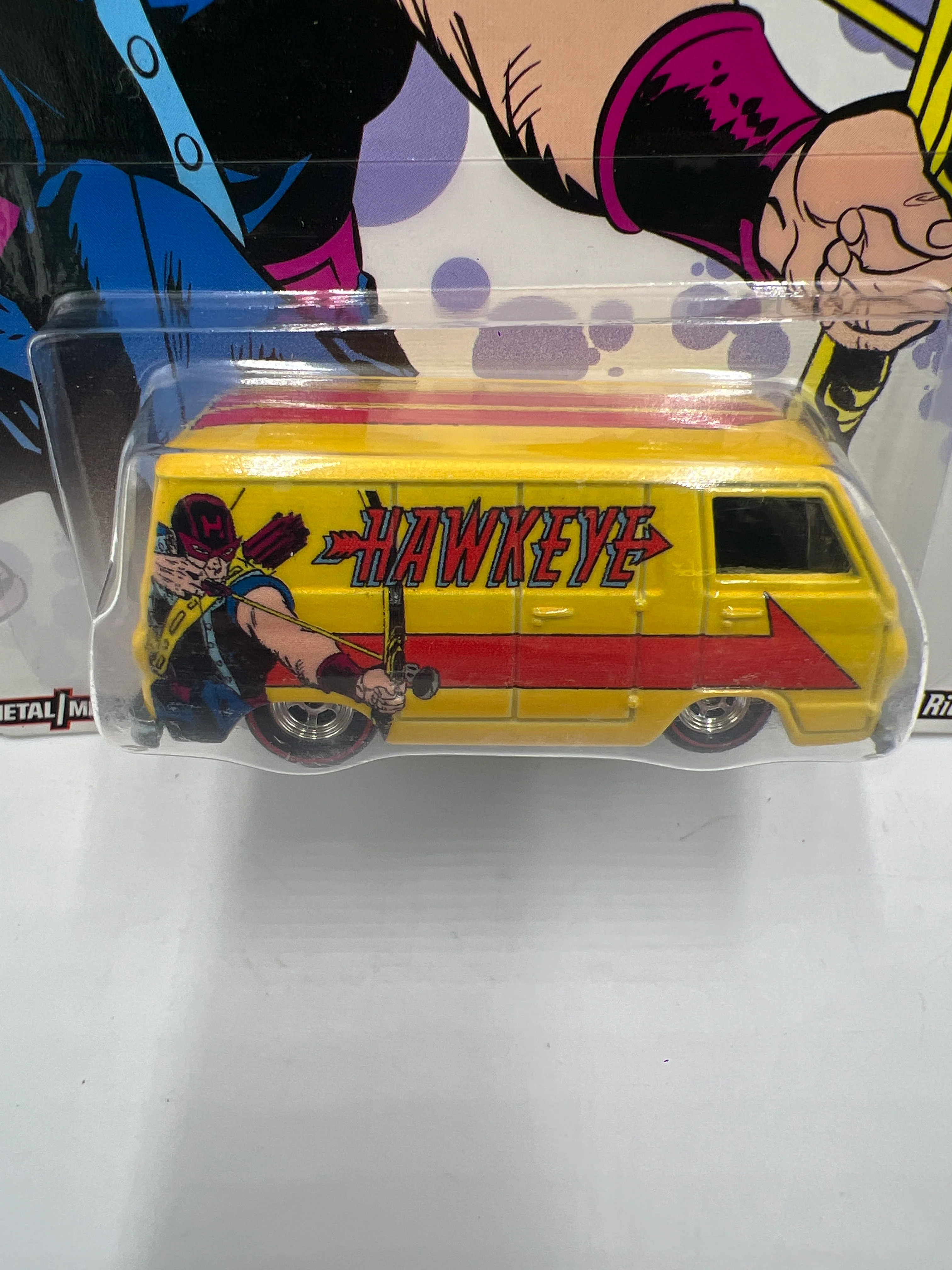 Hot Wheels Pop Culture Marvel 66 Dodge A100 Hawkeye 271H - Image 3