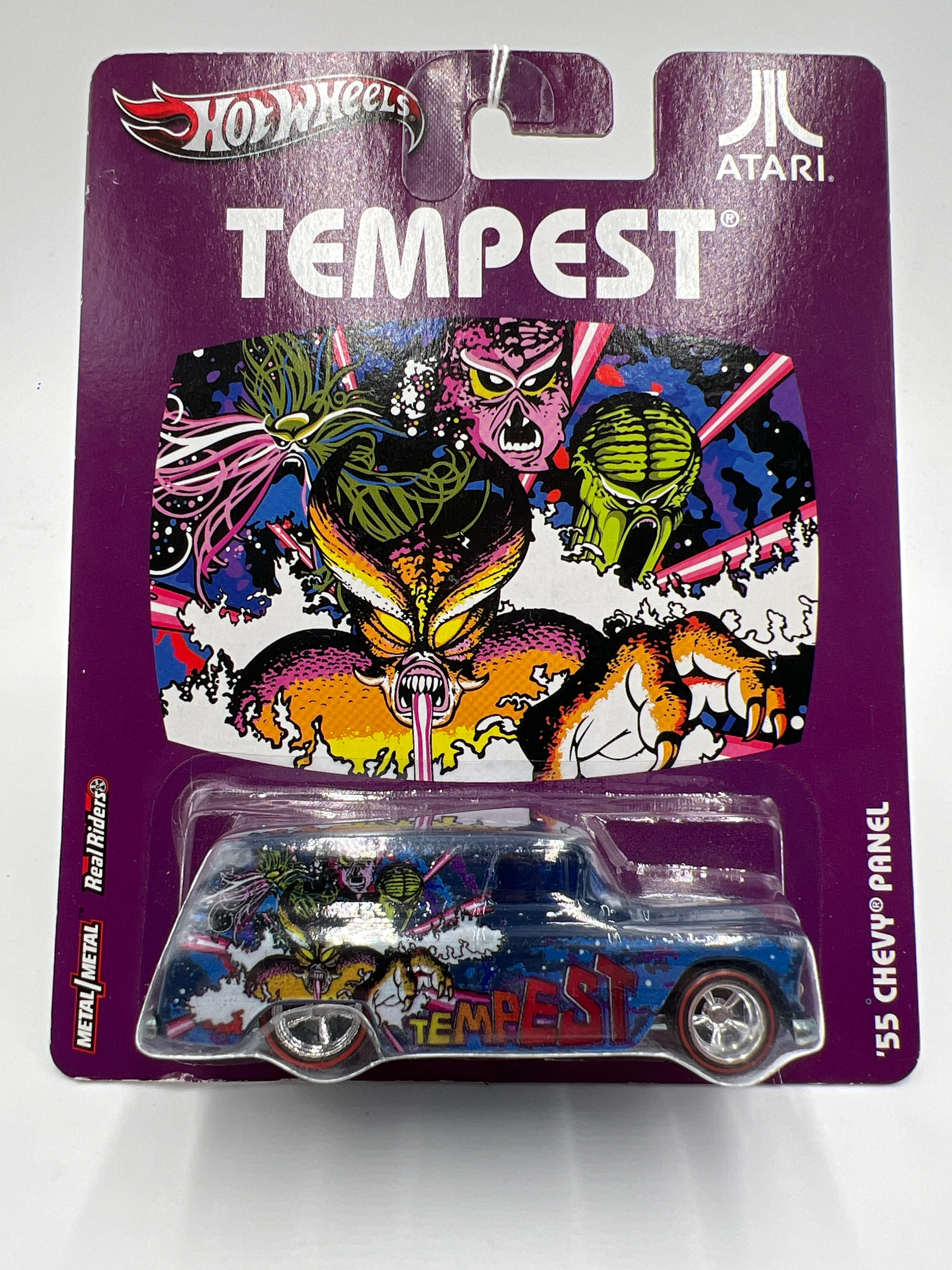 Hot Wheels Pop Culture Atari Tempest 55 Chevy Panel Blue 269A - Image 2