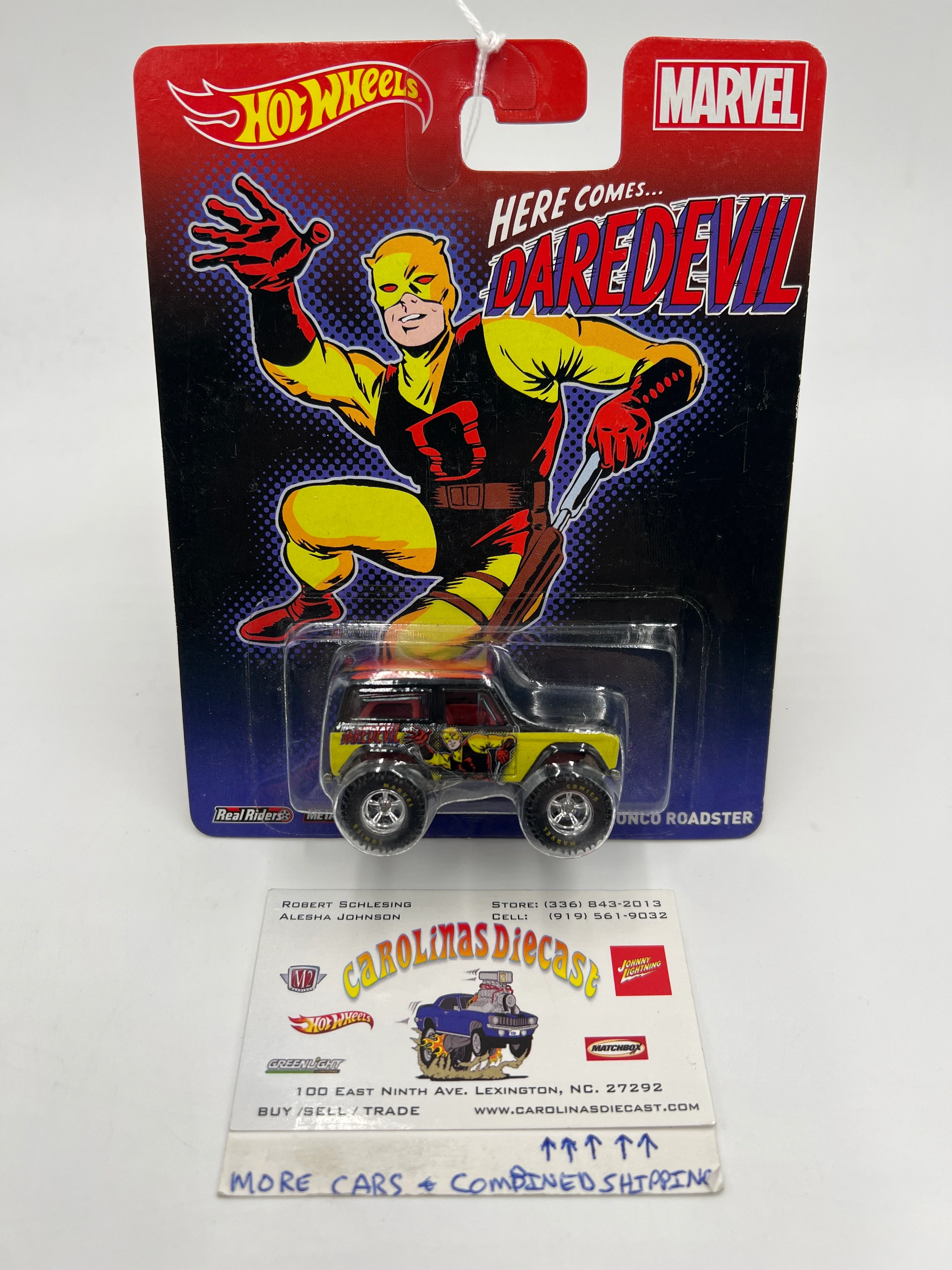 Hot Wheels Pop Culture Marvel Daredevil 67 Ford Bronco Roadster 272D
