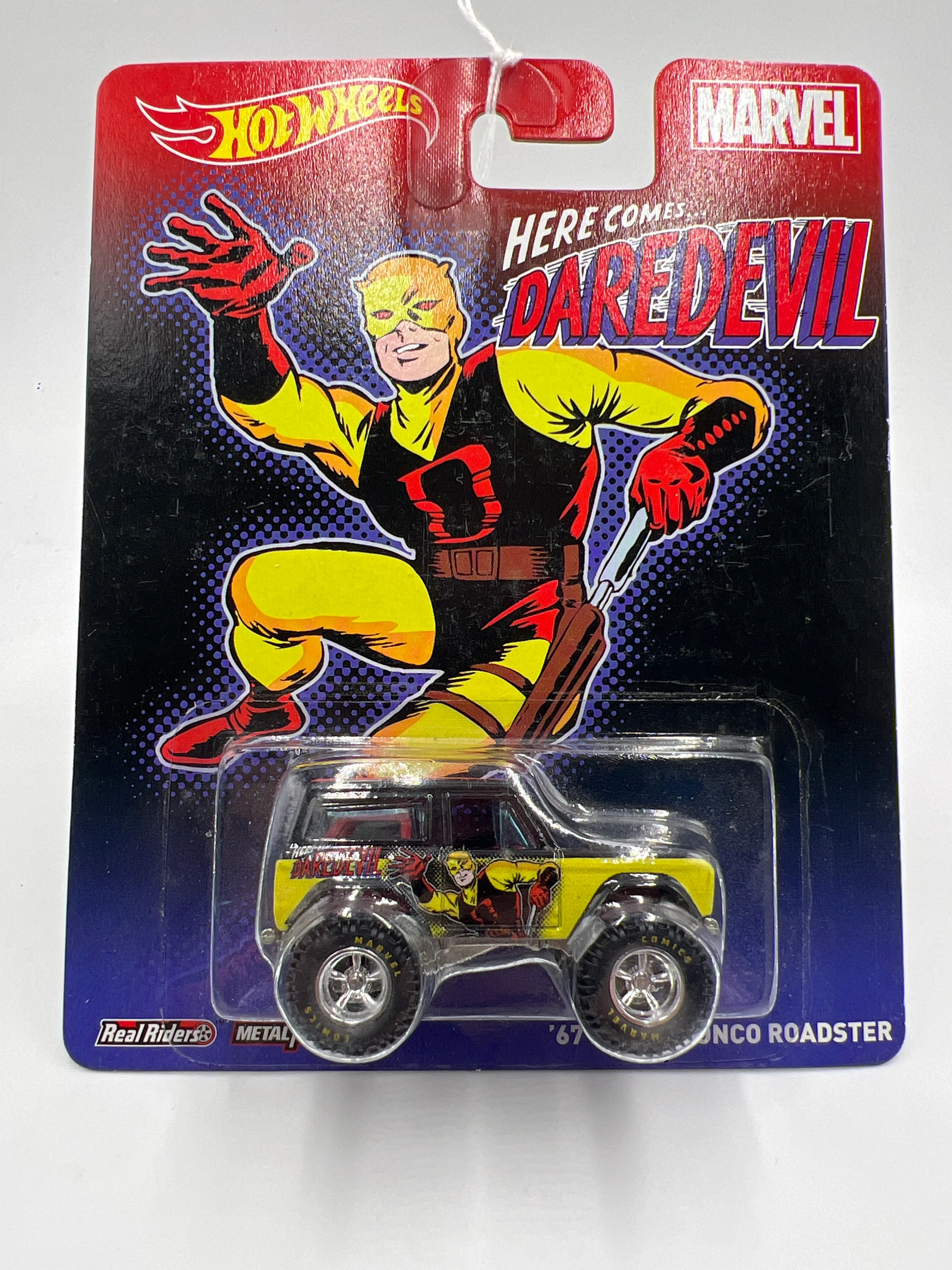 Hot Wheels Pop Culture Marvel Daredevil 67 Ford Bronco Roadster 272D - Image 2